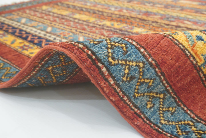 3x5 Red Turkish Style Hand Knotted Tribal Rug - Yildiz Rugs