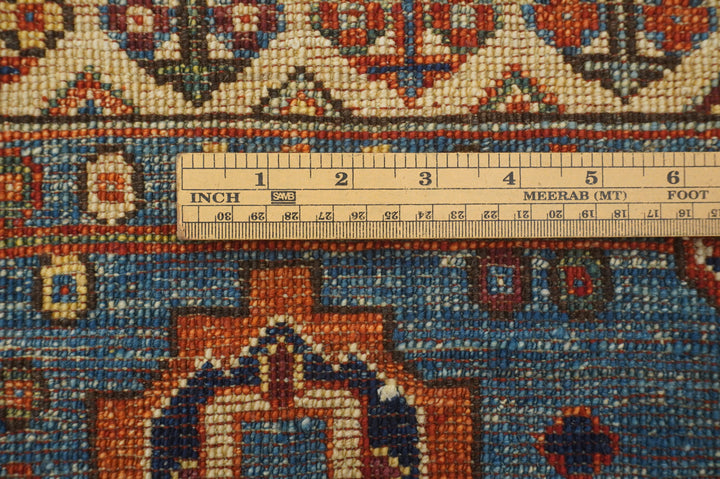 8x12 Red Heriz Afghan Hand Knotted Oriental Rug