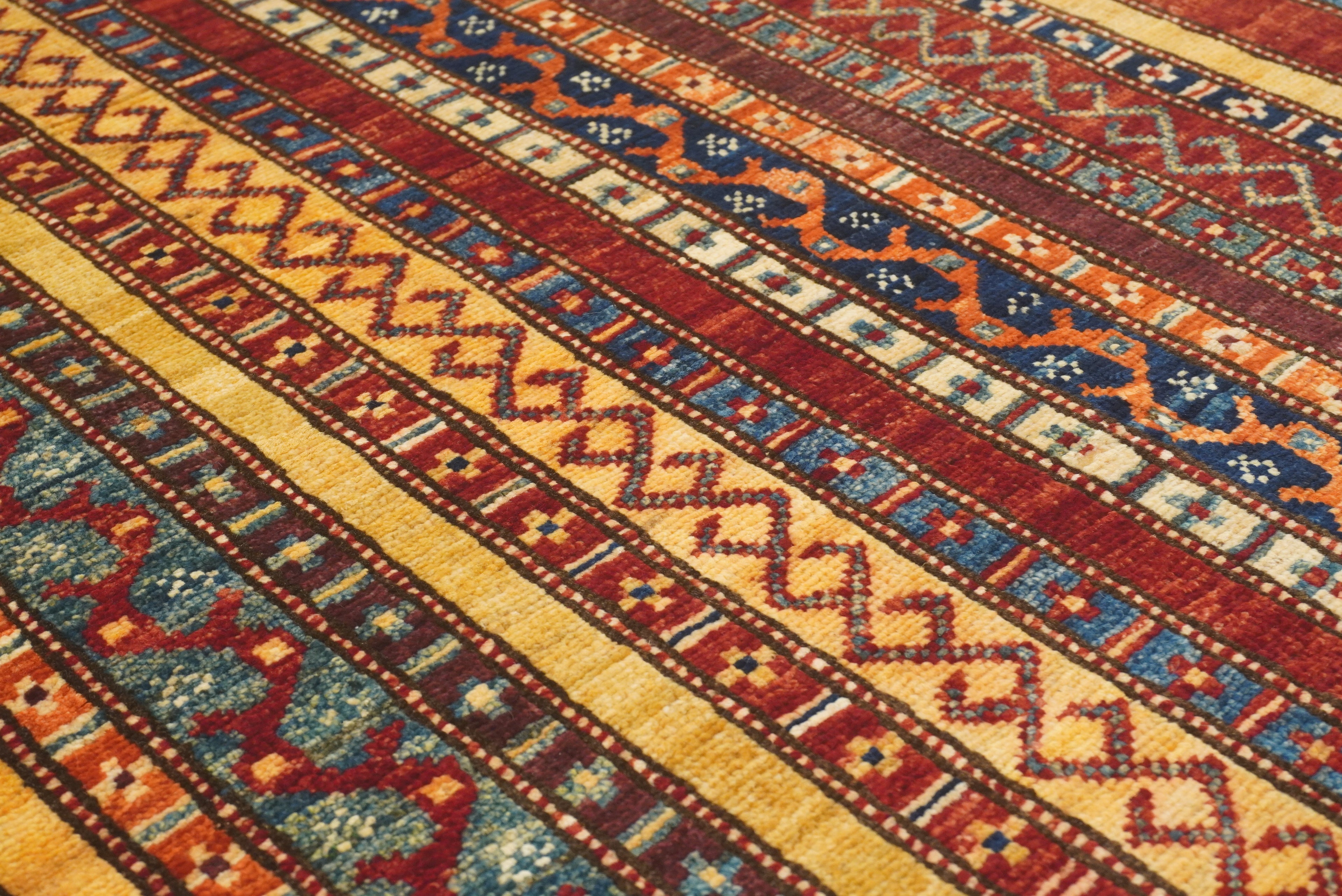 3x4 Red Turkish Style Hand knotted Wool Rug - Yildiz Rugs