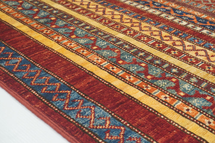 3x4 Red Turkish Style Hand knotted Wool Rug - Yildiz Rugs