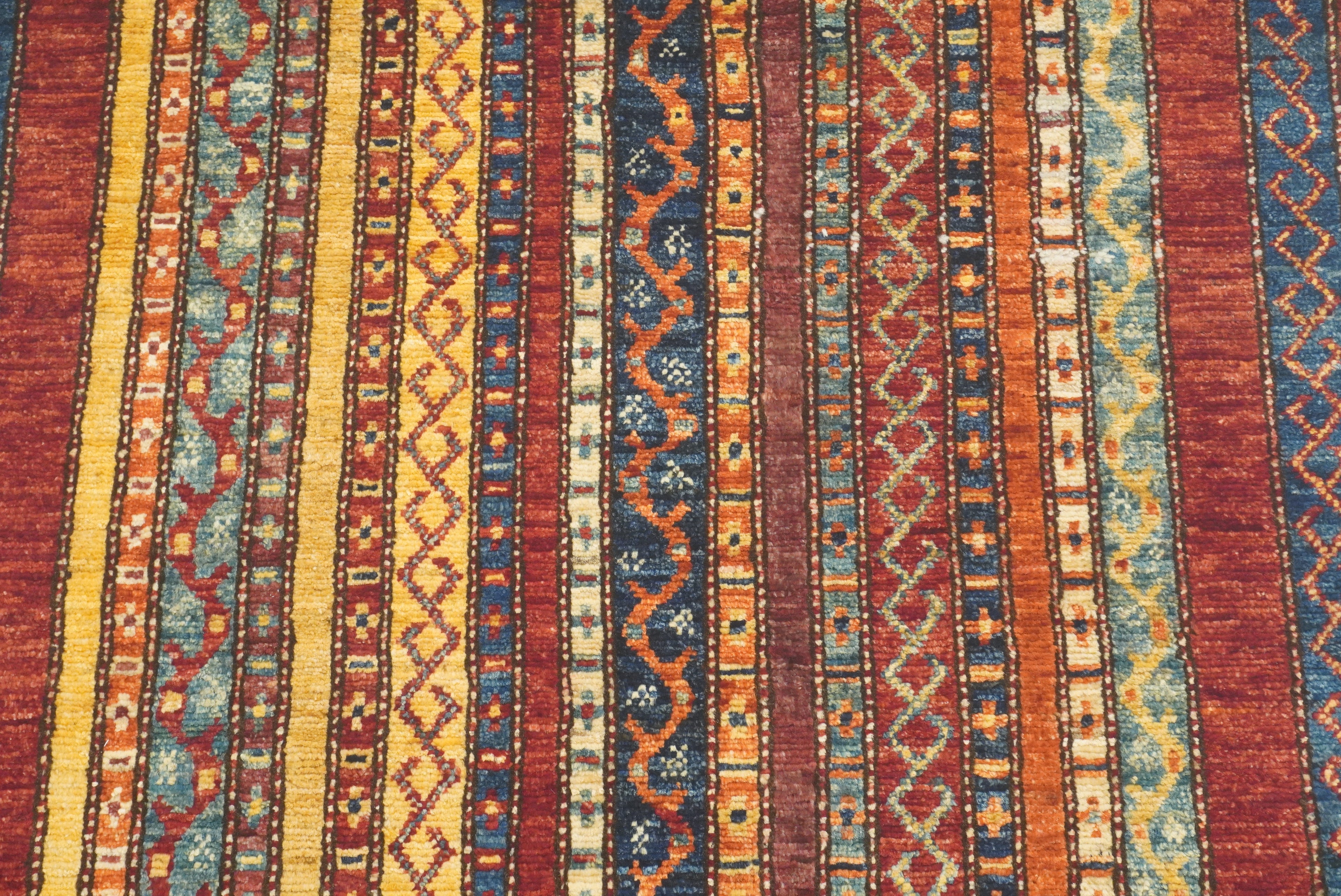 3x4 Red Turkish Style Hand knotted Wool Rug - Yildiz Rugs