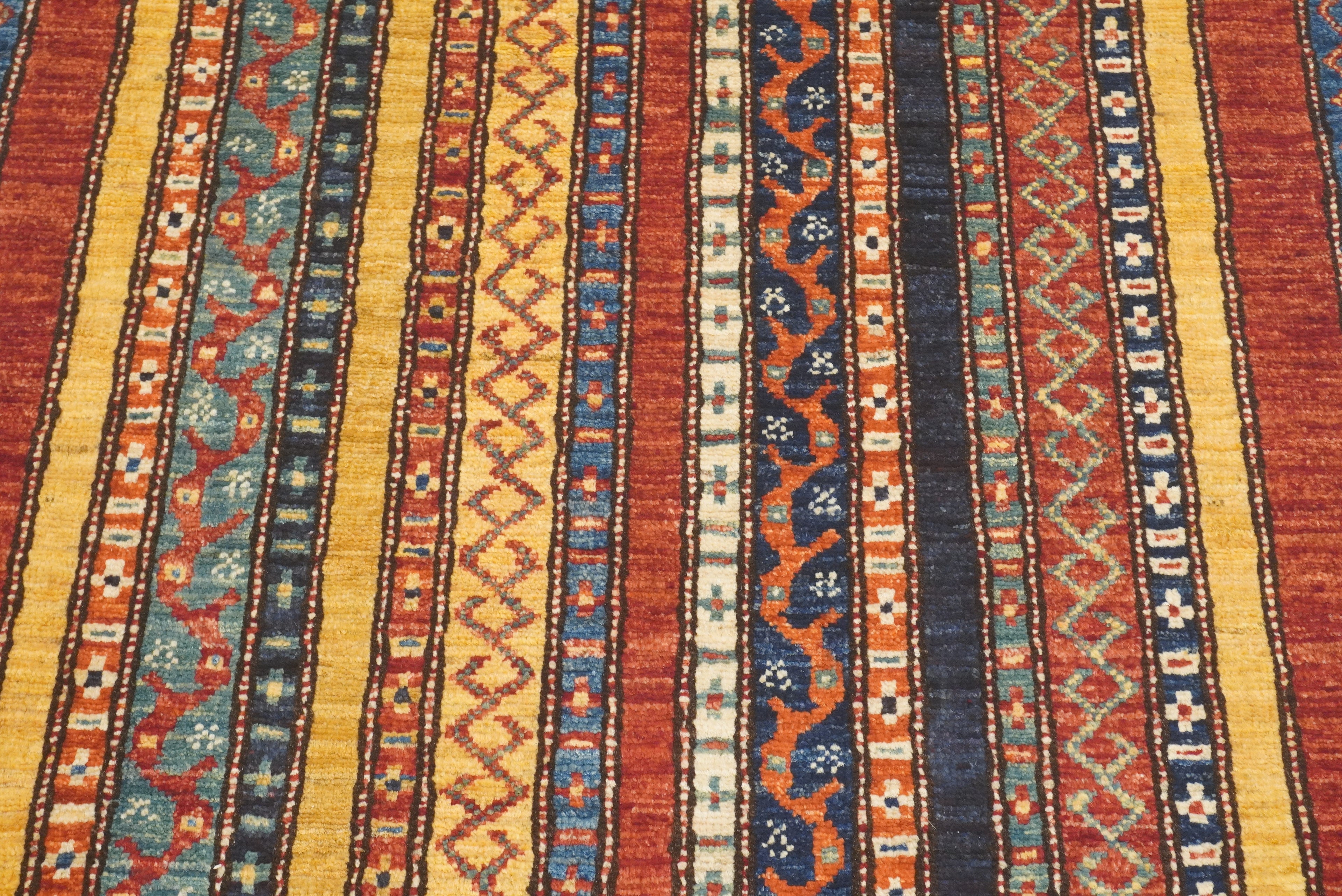 3x4 Red Turkish Style Hand knotted Wool Rug - Yildiz Rugs