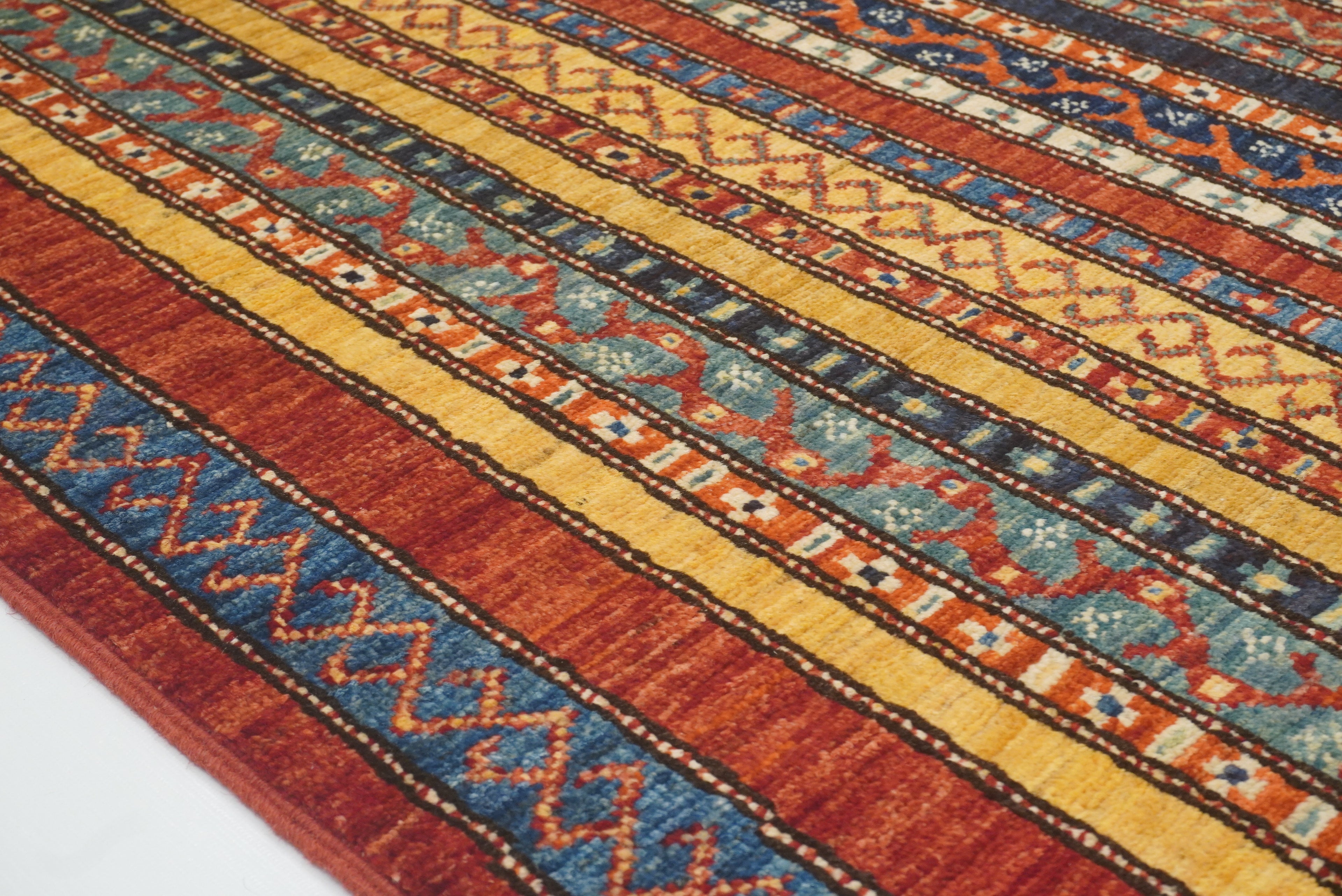 3x4 Red Turkish Style Hand knotted Wool Rug - Yildiz Rugs