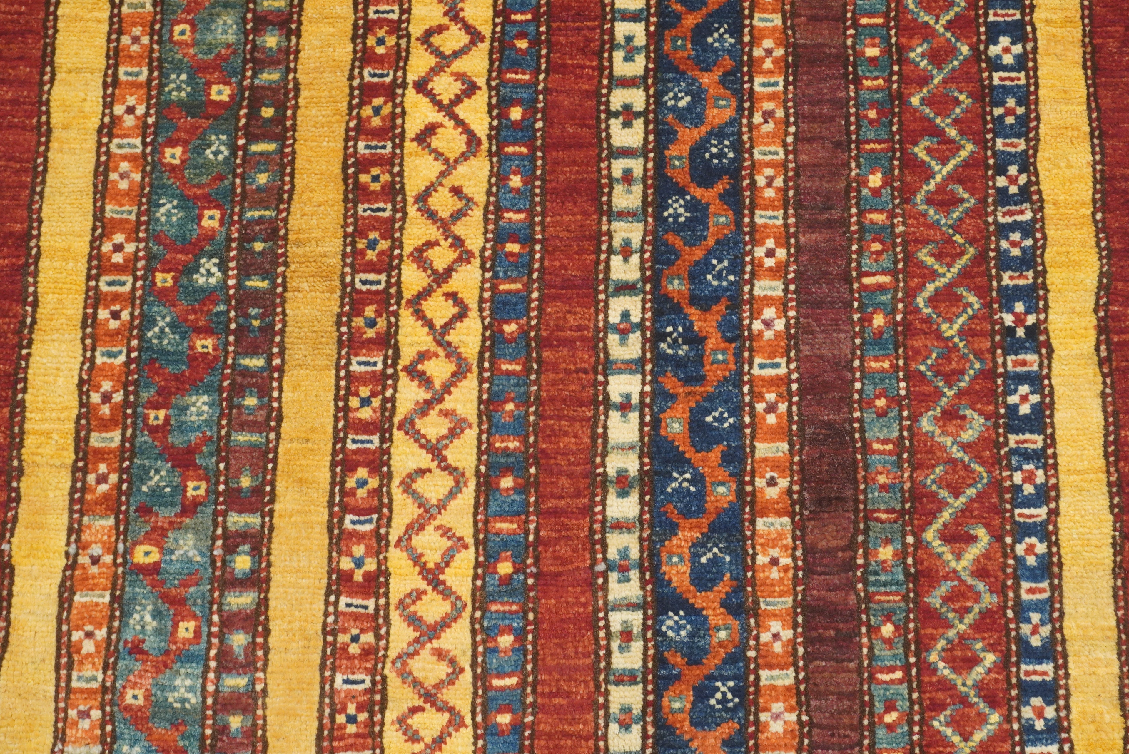 3x4 Red Turkish Style Hand knotted Wool Rug - Yildiz Rugs