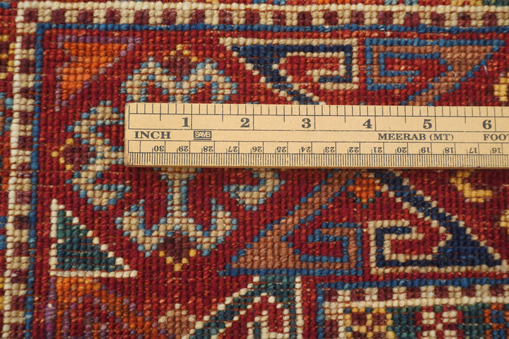 8x10 Red Baluch Afghan Samarkand Rug