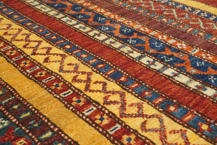 3x4 Red Turkish Style Hand knotted Wool Rug - Yildiz Rugs