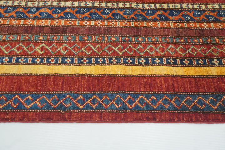 3x4 Red Turkish Style Hand knotted Wool Rug - Yildiz Rugs