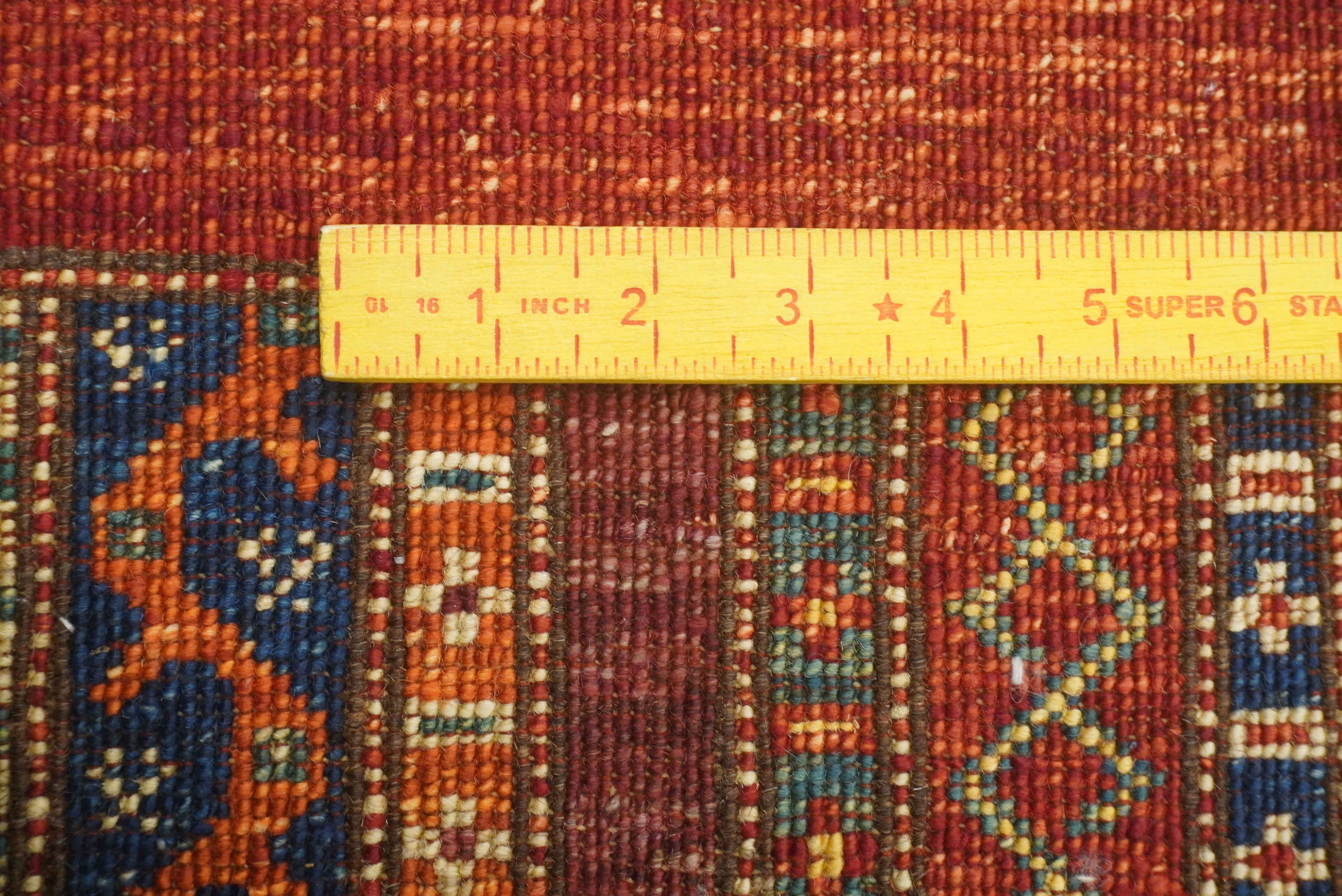 3x4 Red Turkish Style Hand knotted Wool Rug - Yildiz Rugs