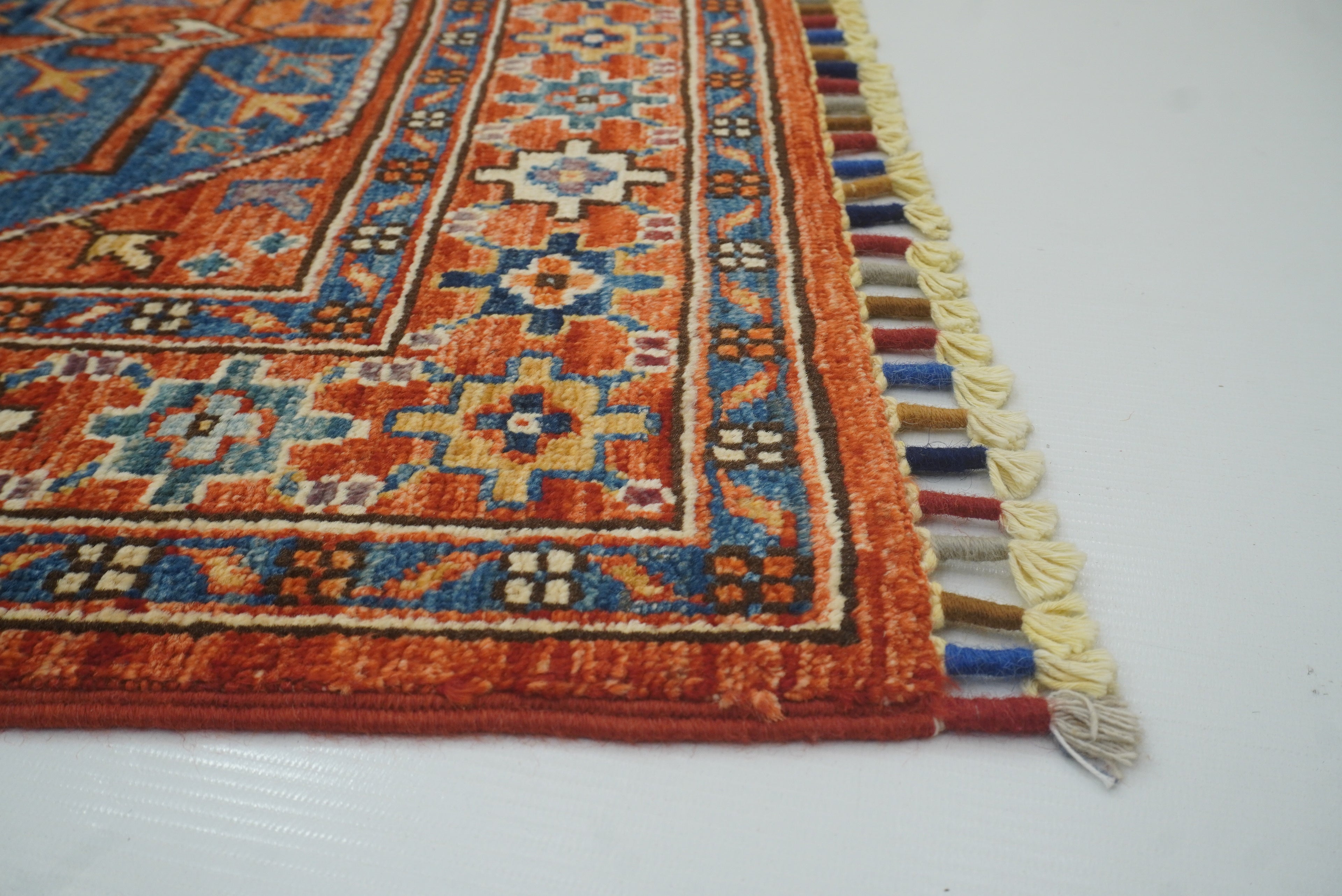 3x4 Red Ersari Hand Knotted Afghan Oriental Rug - Yildiz Rugs