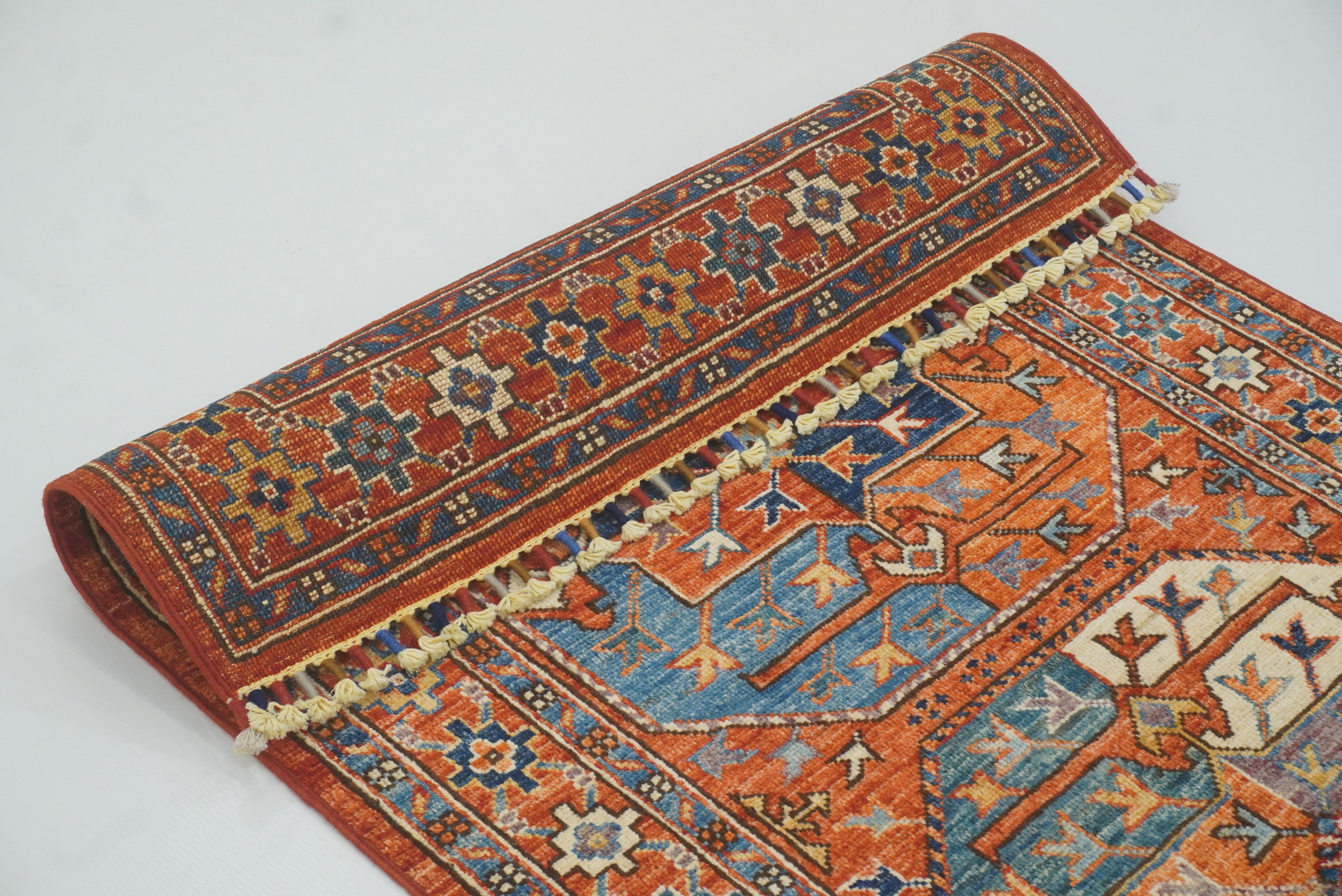 3x4 Red Ersari Hand Knotted Afghan Oriental Rug - Yildiz Rugs