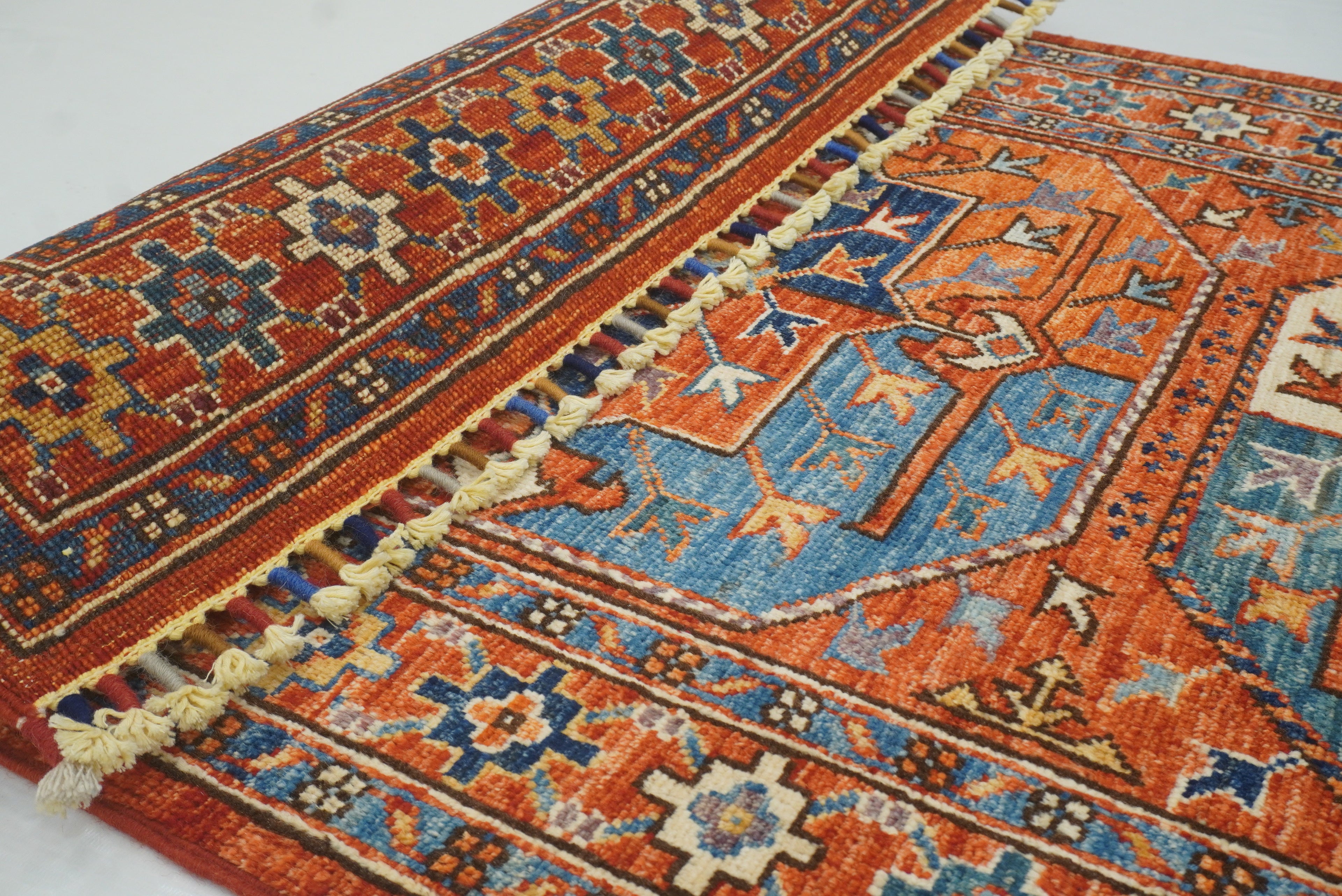 3x4 Red Ersari Hand Knotted Afghan Oriental Rug - Yildiz Rugs