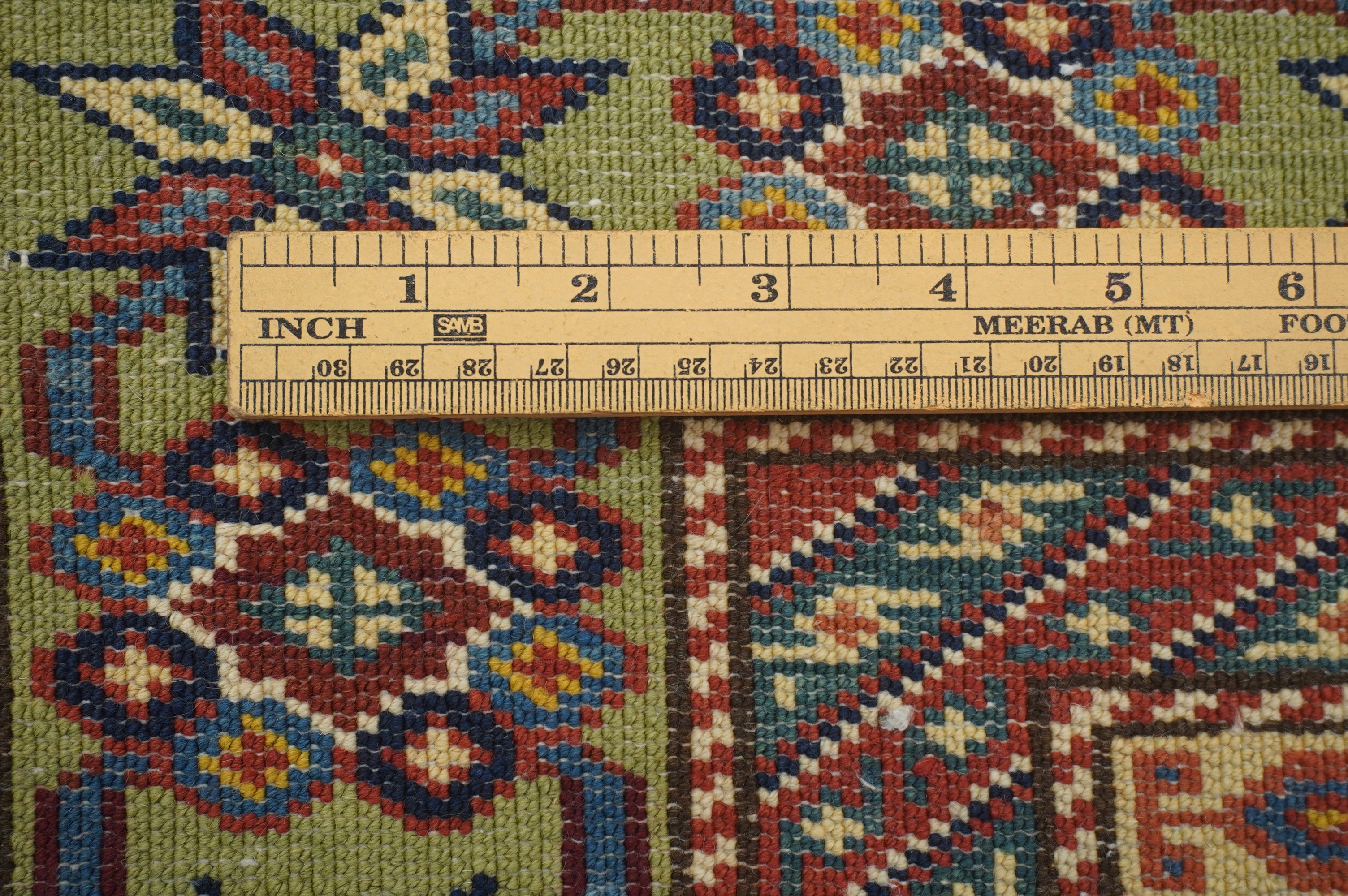 4 x 6 Red Afghan Shirvan Vintage  Hand knotted Wool Rug - Yildiz Rugs