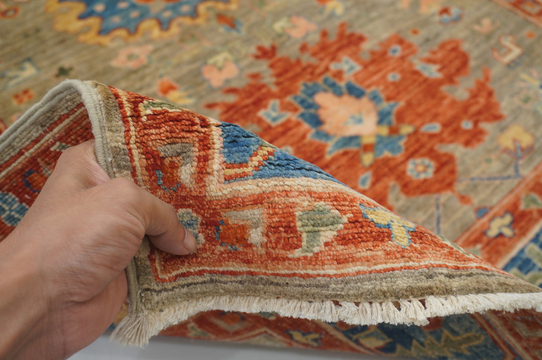 4x6 Taupe Gray Bidjar Oriental Afghan hand knotted Rug