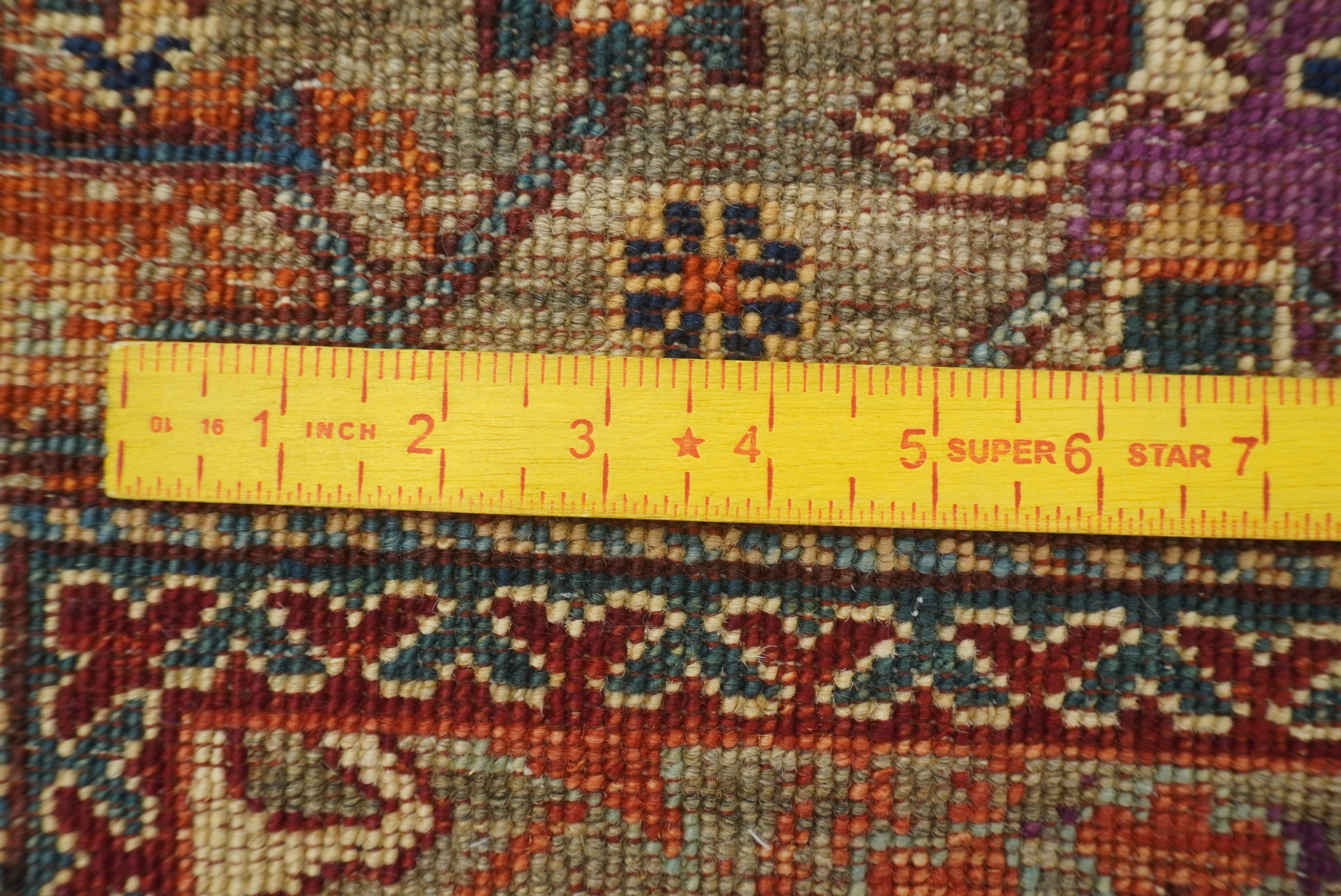 6x8 Multicolor Afghan Hand Knotted Wool Oriental Rug - Yildiz Rugs