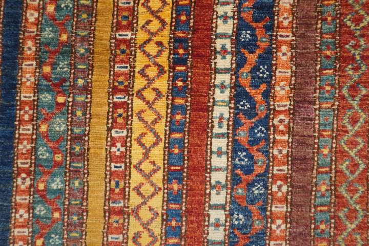 3x4 Red Turkish Style Hand knotted Wool Rug - Yildiz Rugs