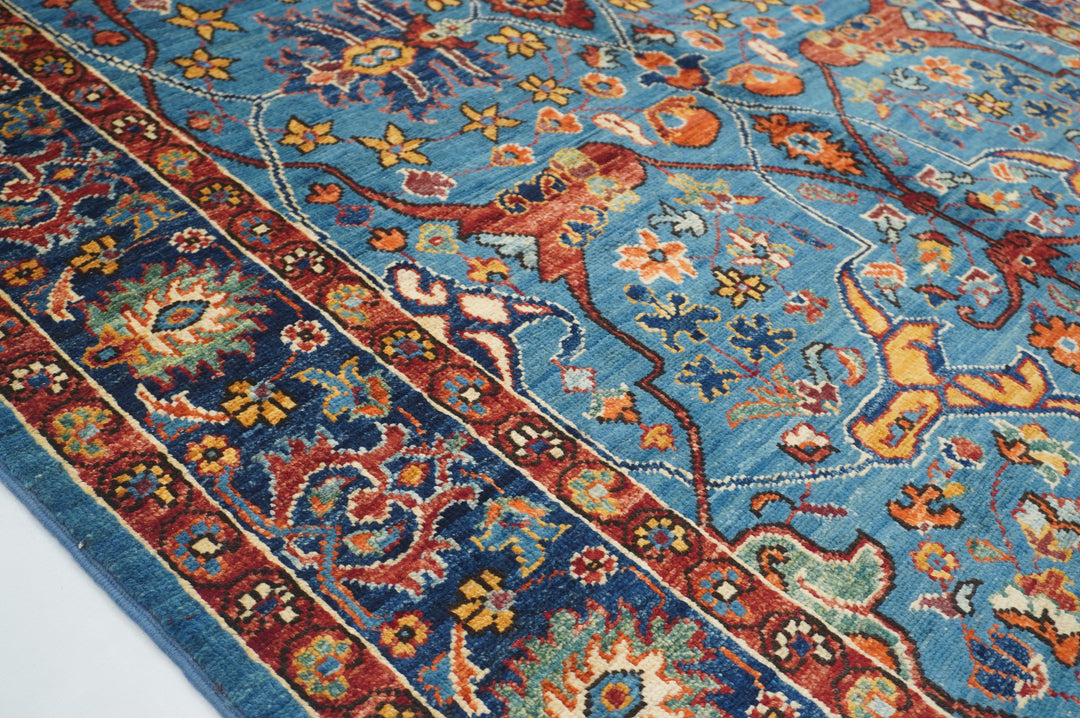 SOLD 4x6 Dark Blue Bidjar Afghan hand knotted Wool Oriental Rug