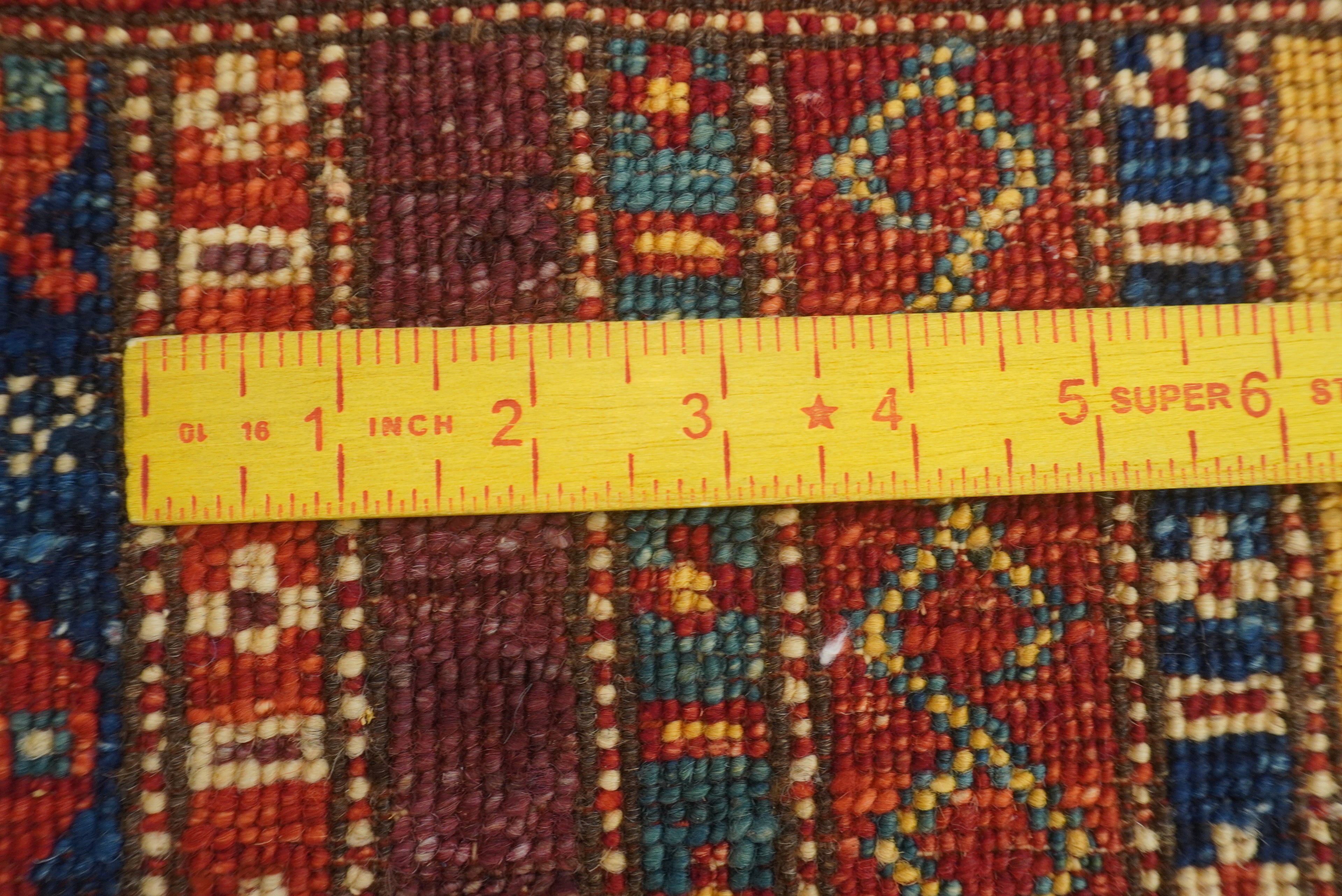 3x4 Red Turkish Style Hand knotted Wool Rug - Yildiz Rugs