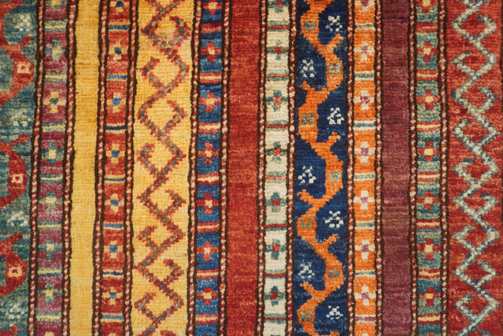 3x4 Red Turkish Style Hand knotted Wool Rug - Yildiz Rugs