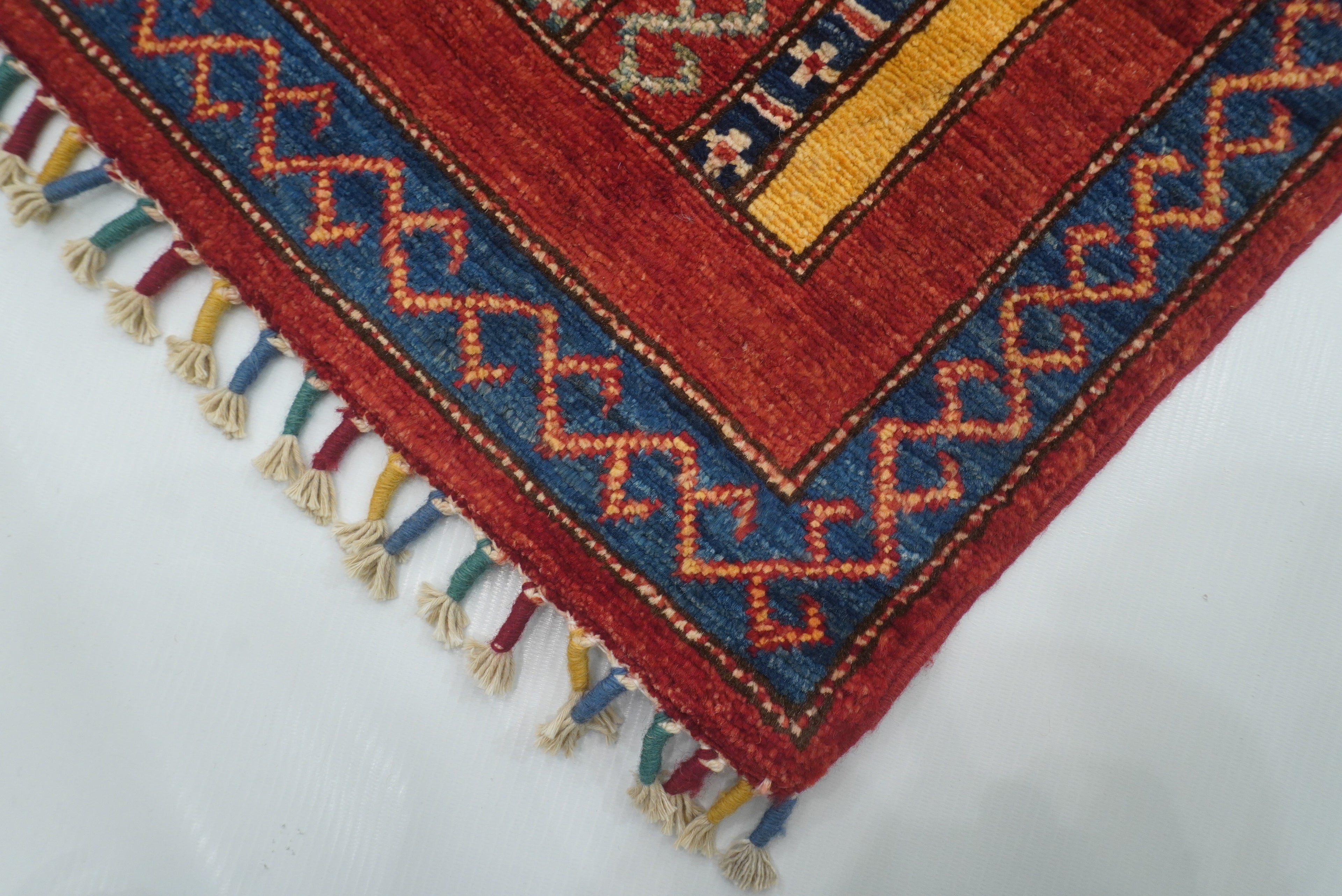 3x4 Red Turkish Style Hand knotted Wool Rug - Yildiz Rugs