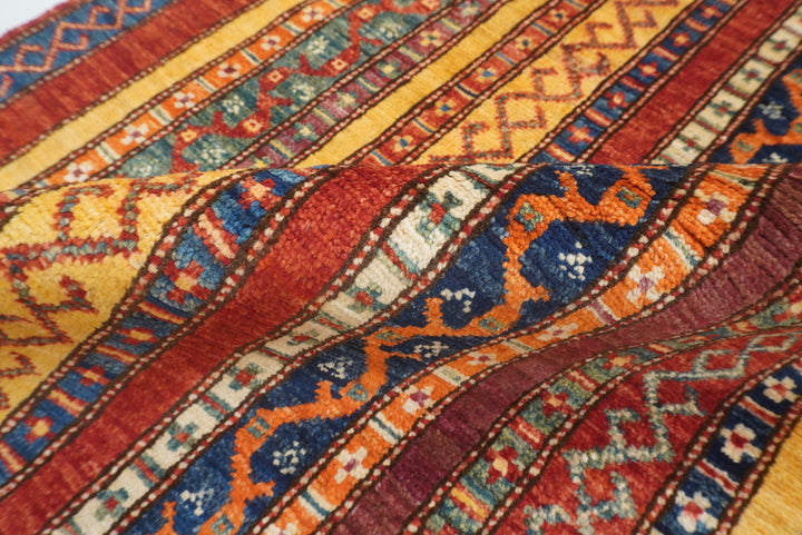 3x4 Red Turkish Style Hand knotted Wool Rug - Yildiz Rugs