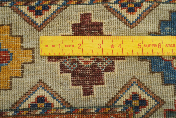 5'6"x8'2" Gray Ersari Afghan Hand-Knotted Oriental Rug - Yildiz Rugs