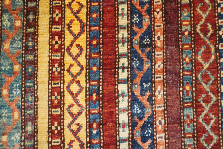 3x4 Red Turkish Style Hand knotted Wool Rug - Yildiz Rugs