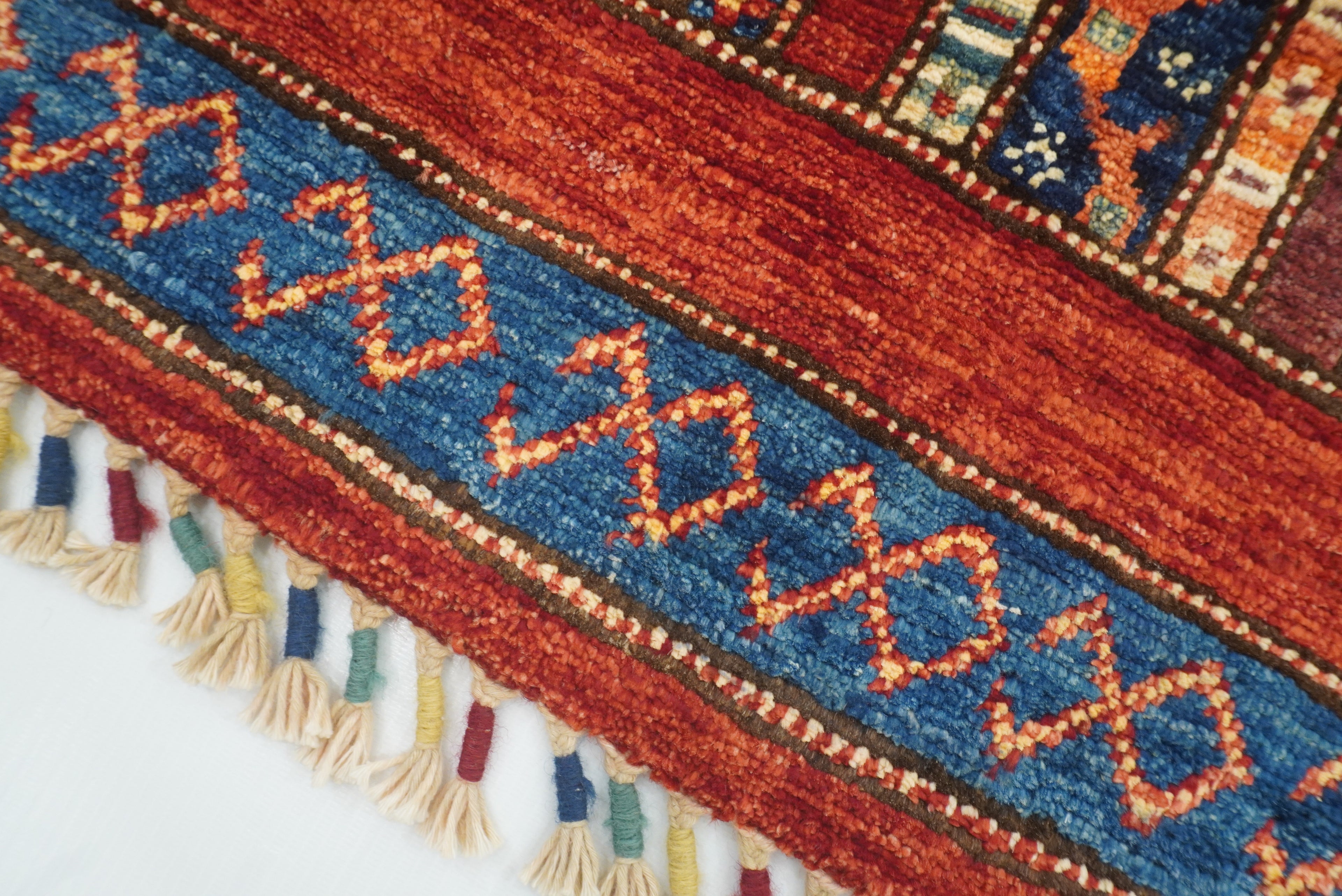 3x4 Red Turkish Style Hand knotted Wool Rug - Yildiz Rugs