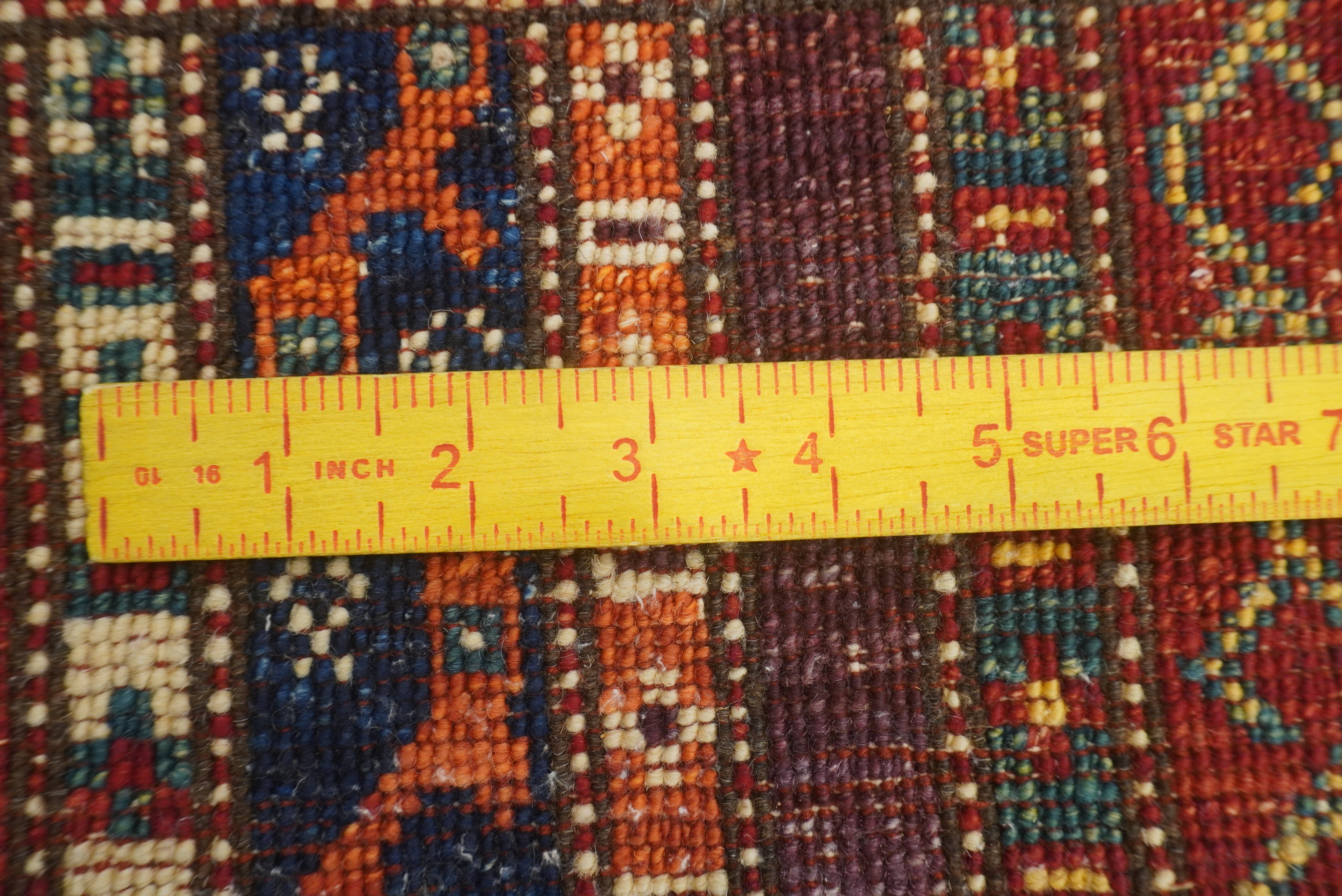 3x4 Red Turkish Style Hand knotted Wool Rug - Yildiz Rugs