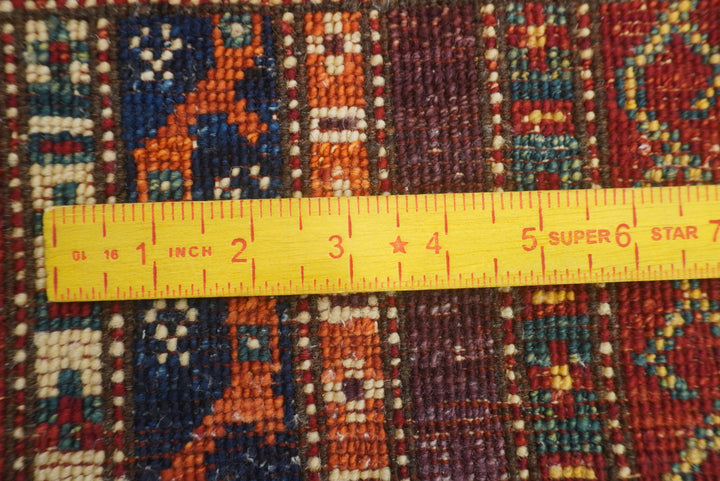 3x4 Red Turkish Style Hand knotted Wool Rug - Yildiz Rugs