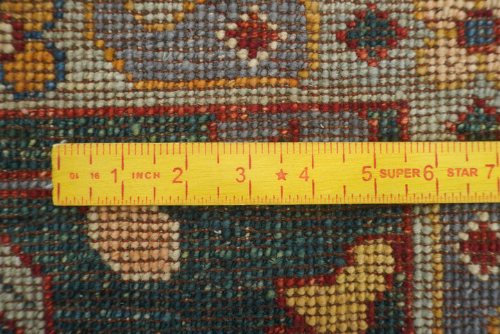 8x10 Green Oushak Hand-Knotted Wool Oriental Rug - Yildiz Rugs
