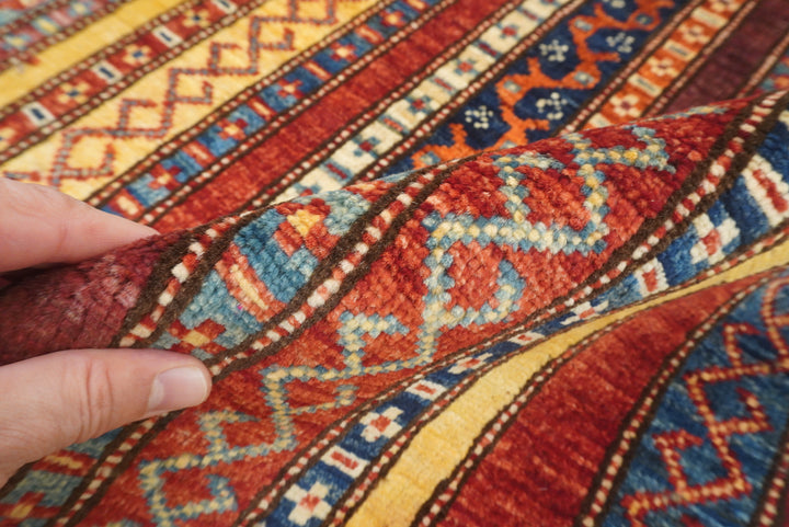 3x4 Red Turkish Style Hand knotted Wool Rug - Yildiz Rugs