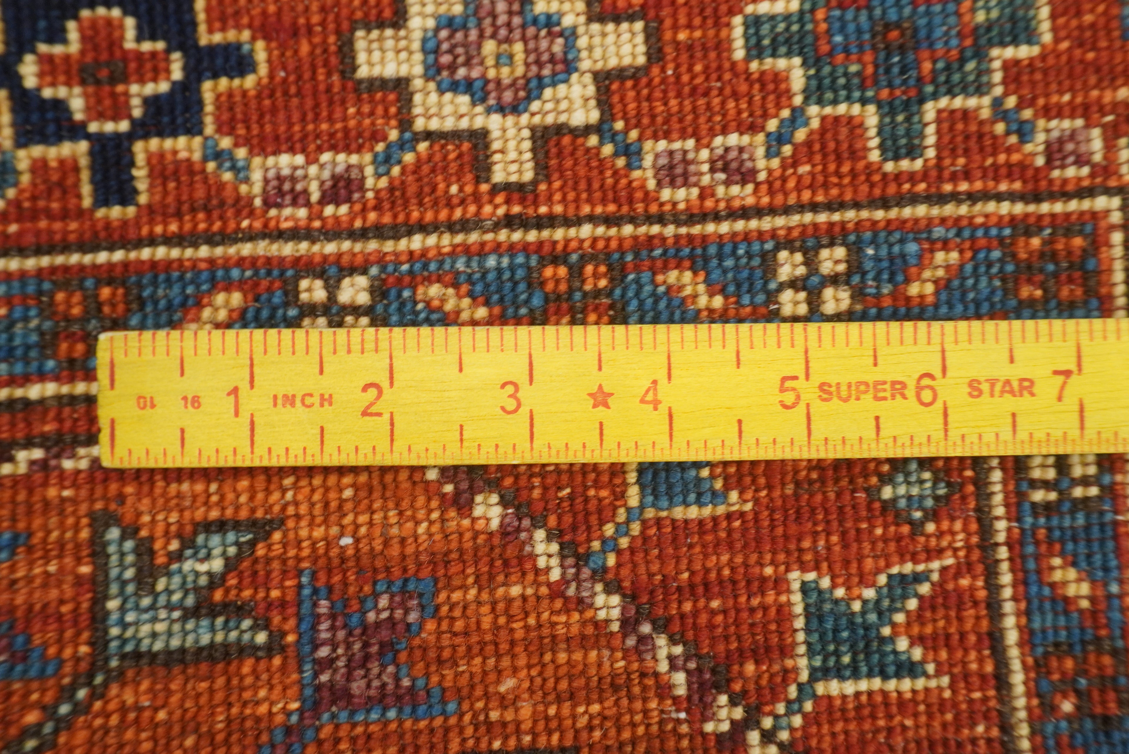 3x4 Red Ersari Hand Knotted Afghan Wool Oriental Rug - Yildiz Rugs