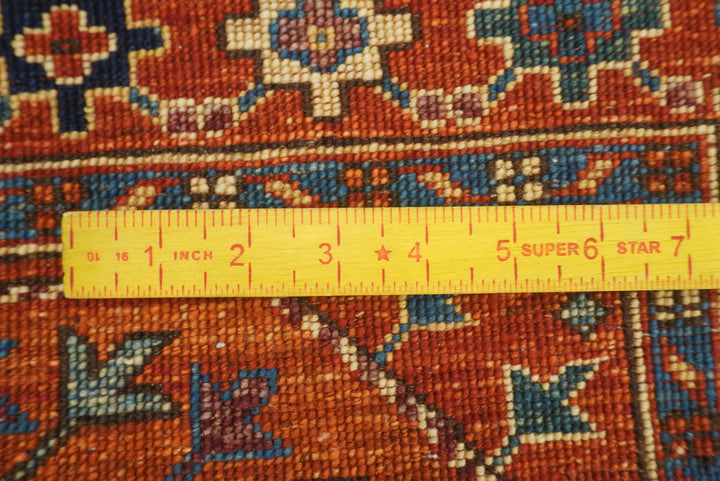 3x4 Red Ersari Hand Knotted Afghan Wool Oriental Rug - Yildiz Rugs