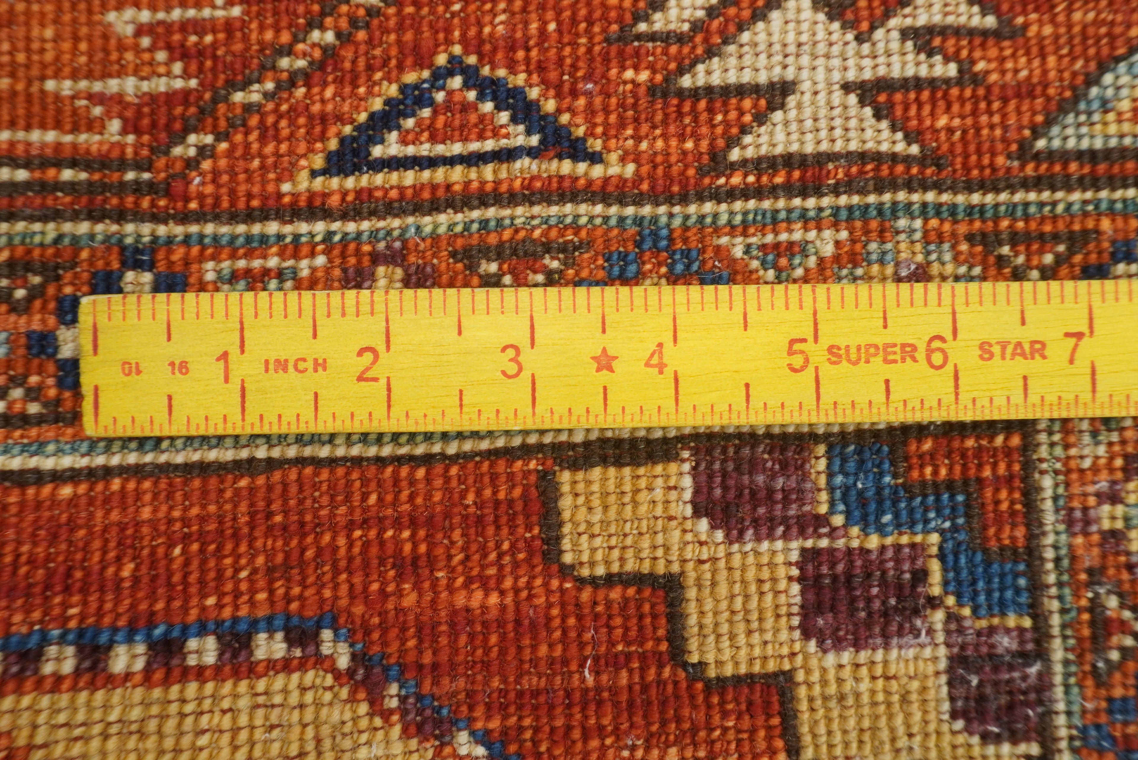3x4 Red Ersari Hand Knotted Afghan Wool Oriental Rug - Yildiz Rugs