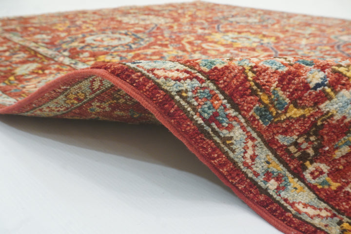 4x6 Red Bidjar Afghan Hand-Knotted Oriental Rug - Yildiz Rugs