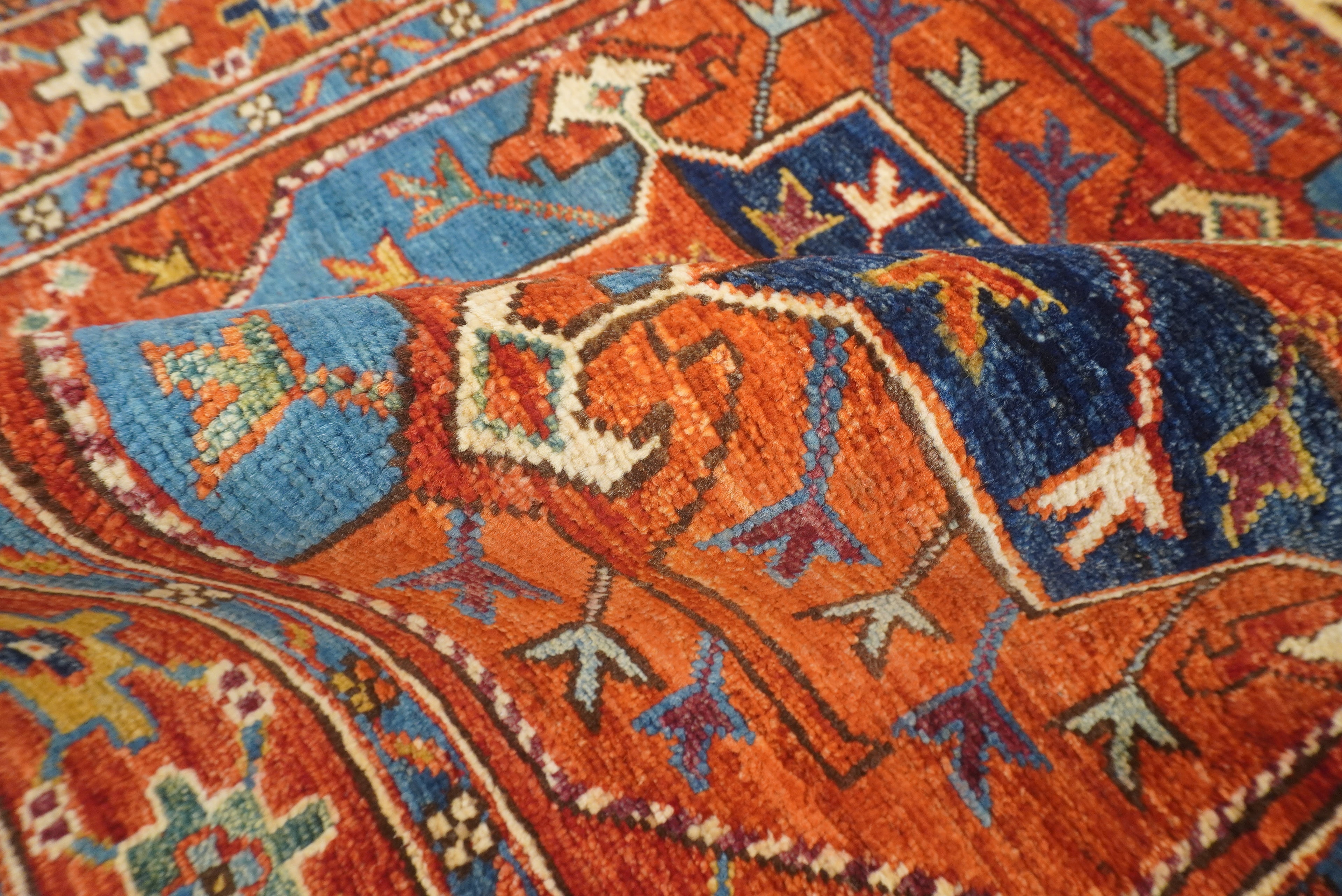 3x4 Red Ersari Hand Knotted Afghan Wool Oriental Rug - Yildiz Rugs