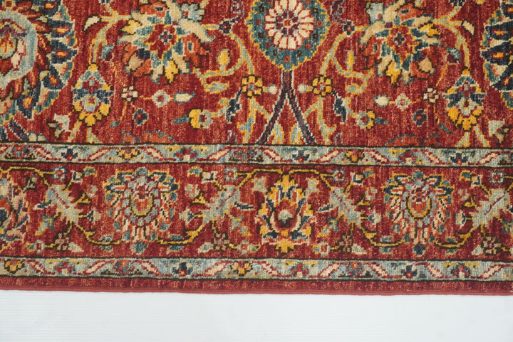 4x6 Red Bidjar Afghan Hand-Knotted Oriental Rug - Yildiz Rugs