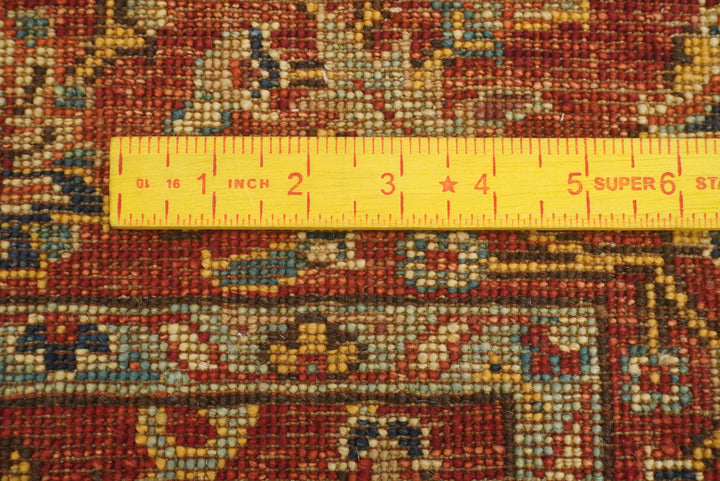 4x6 Red Bidjar Afghan Hand-Knotted Oriental Rug - Yildiz Rugs