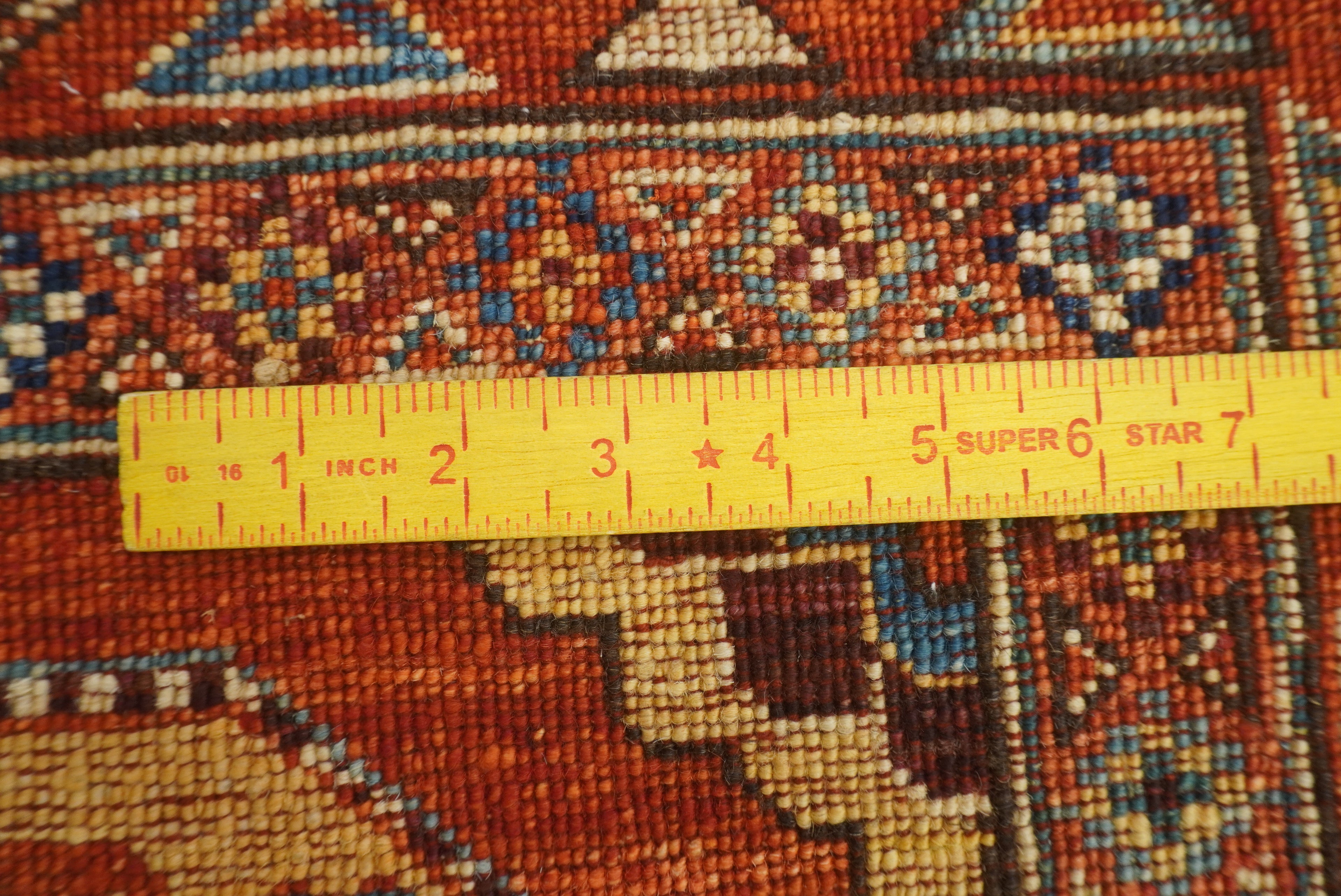 3x4 Red Ersari Hand Knotted Afghan Wool Oriental Rug - Yildiz Rugs