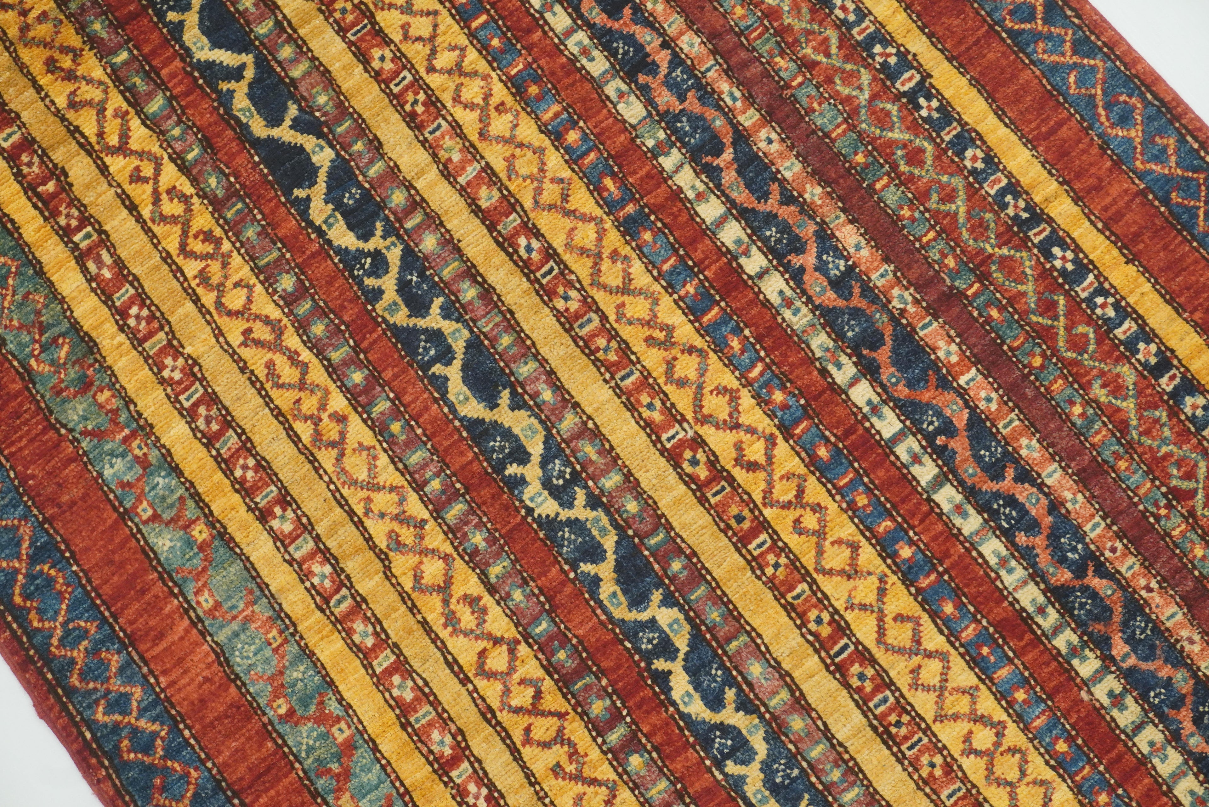 3x4 Red Turkish Style Hand knotted Wool Rug - Yildiz Rugs