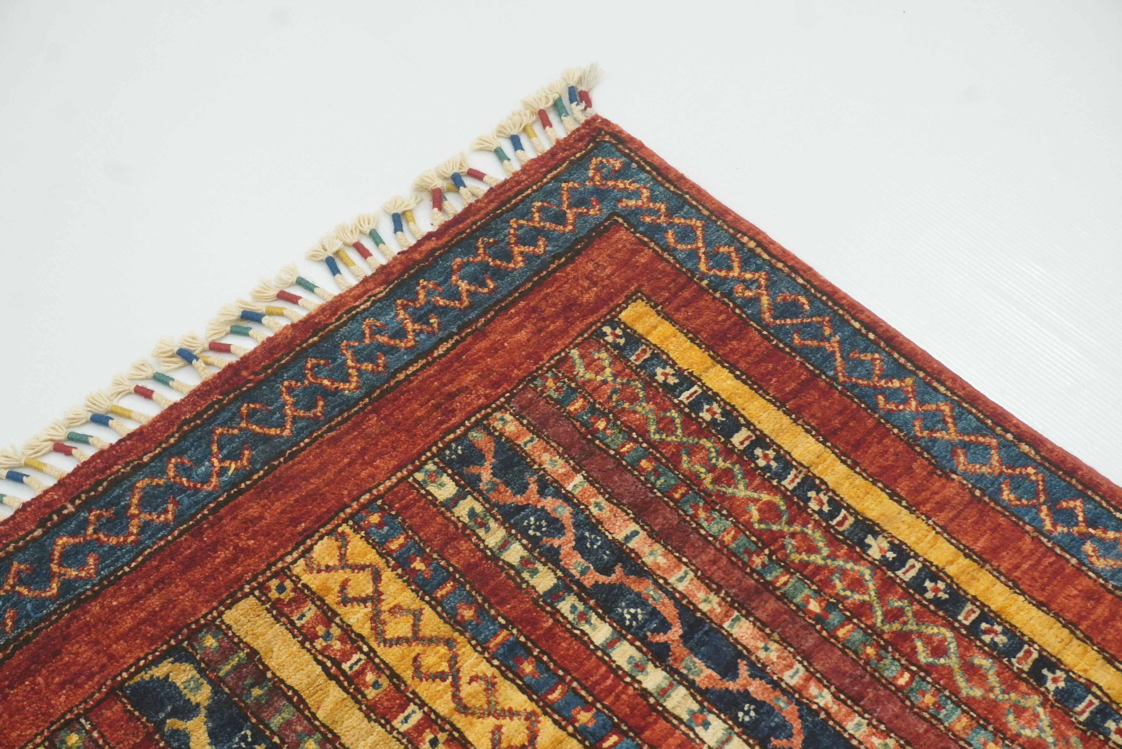3x4 Red Turkish Style Hand knotted Wool Rug - Yildiz Rugs