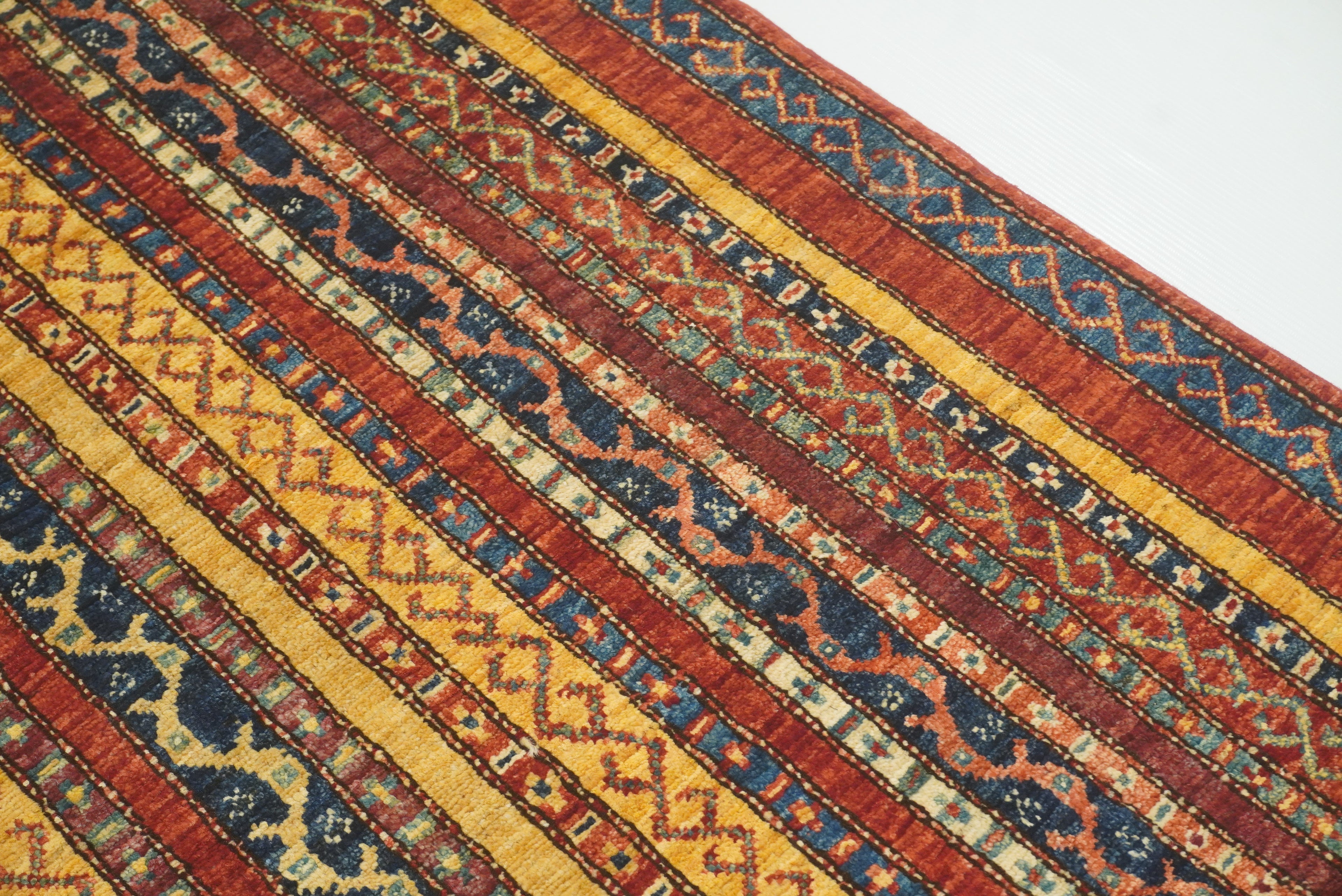 3x4 Red Turkish Style Hand knotted Wool Rug - Yildiz Rugs