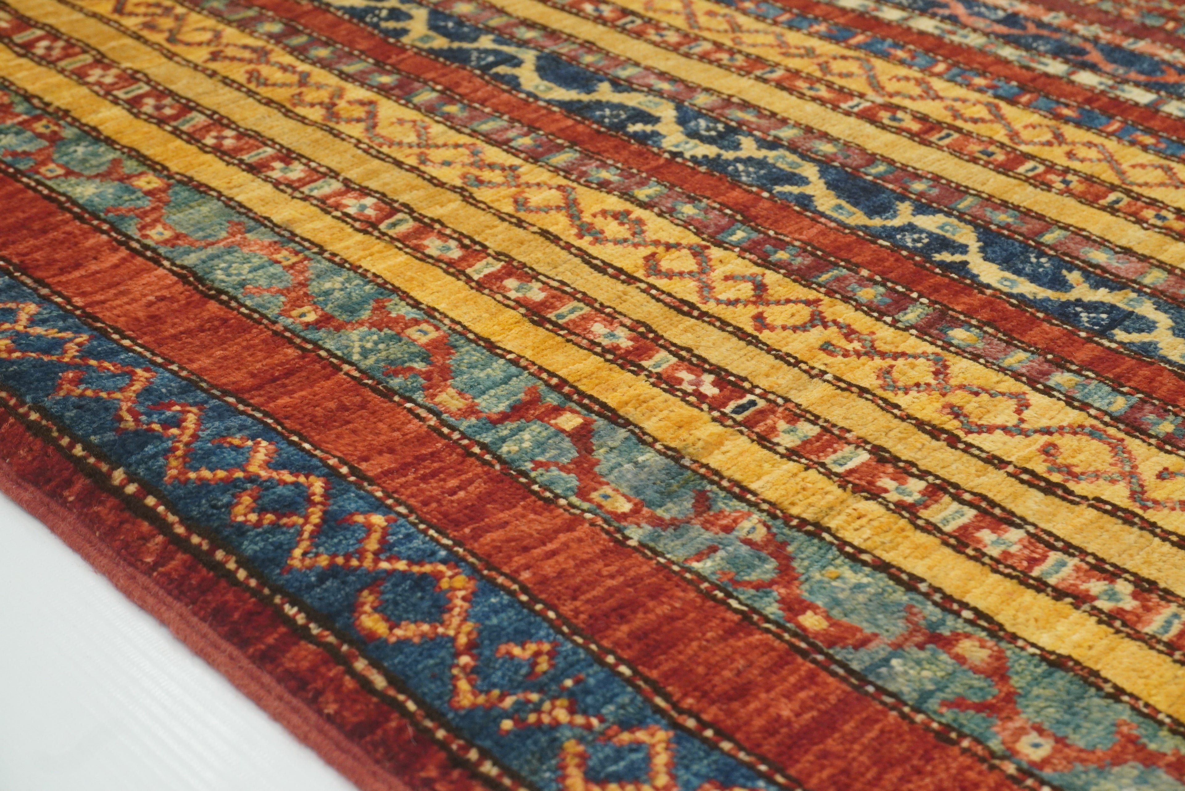 3x4 Red Turkish Style Hand knotted Wool Rug - Yildiz Rugs
