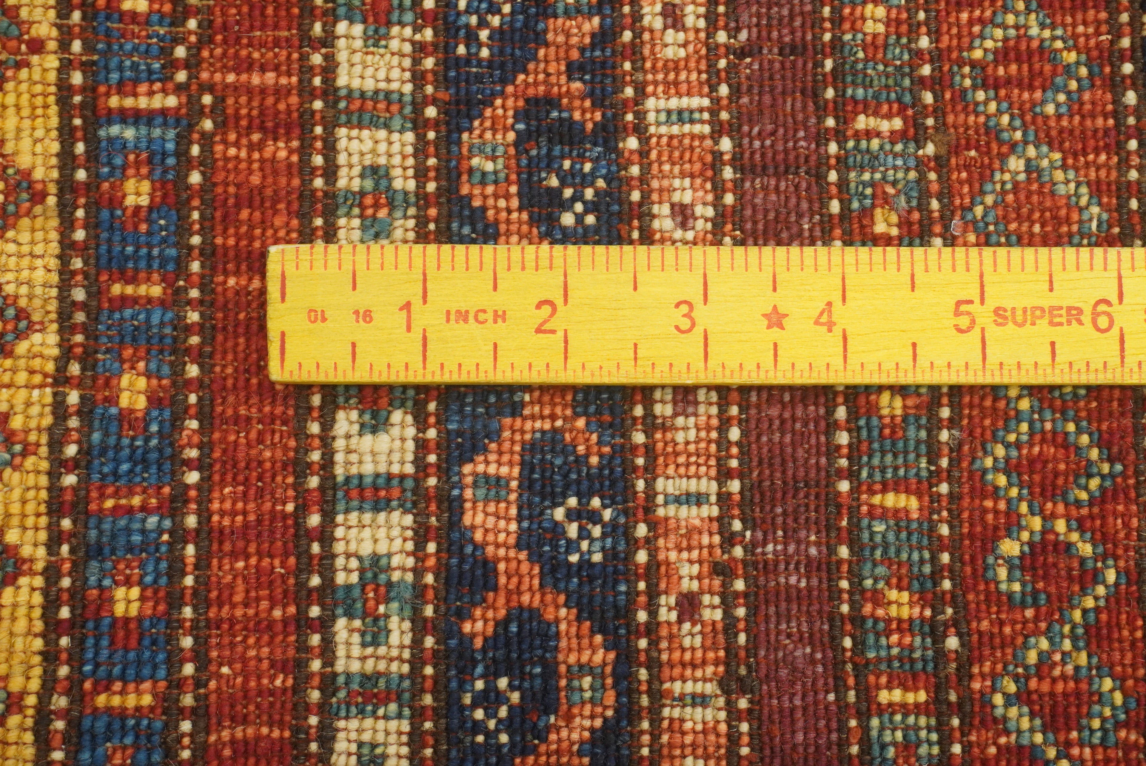 3x4 Red Turkish Style Hand knotted Wool Rug - Yildiz Rugs