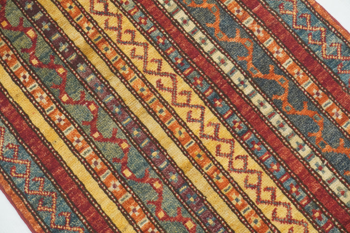 2x3 Red Turkish Hand-Knotted Wool Rug - Yildiz Rugs