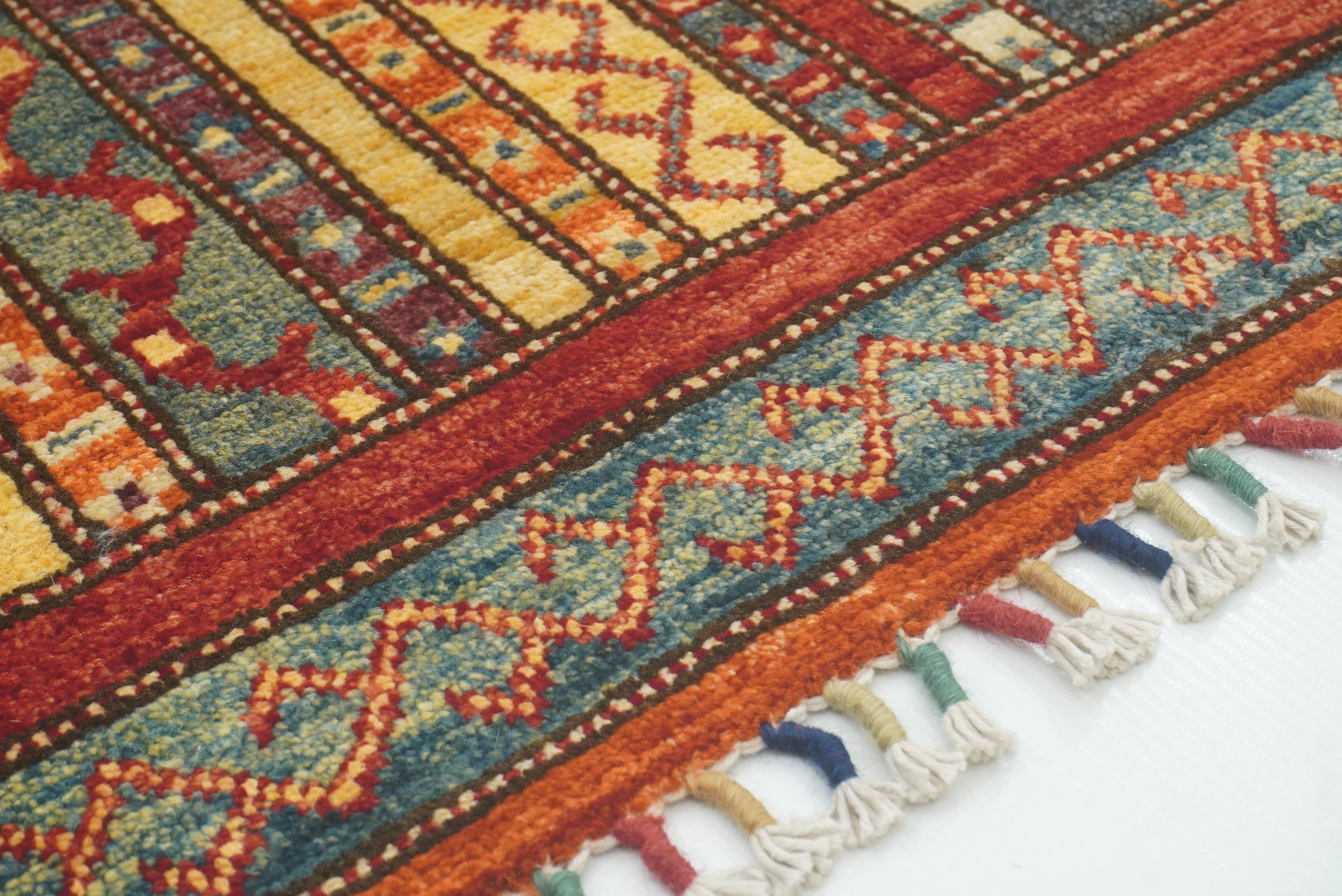 2x3 Red Turkish Hand-Knotted Wool Rug - Yildiz Rugs