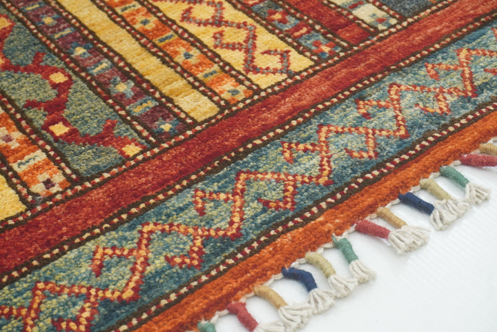 2x3 Red Turkish Hand-Knotted Wool Rug - Yildiz Rugs