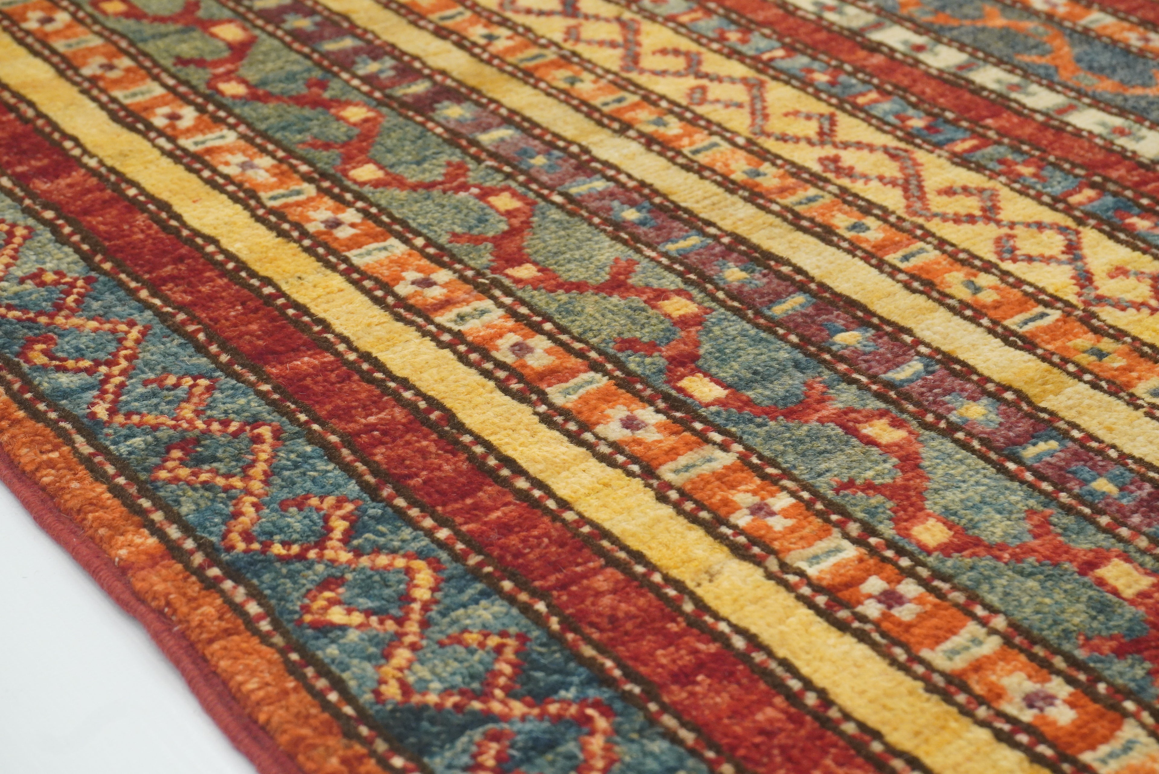 2x3 Red Turkish Hand-Knotted Wool Rug - Yildiz Rugs