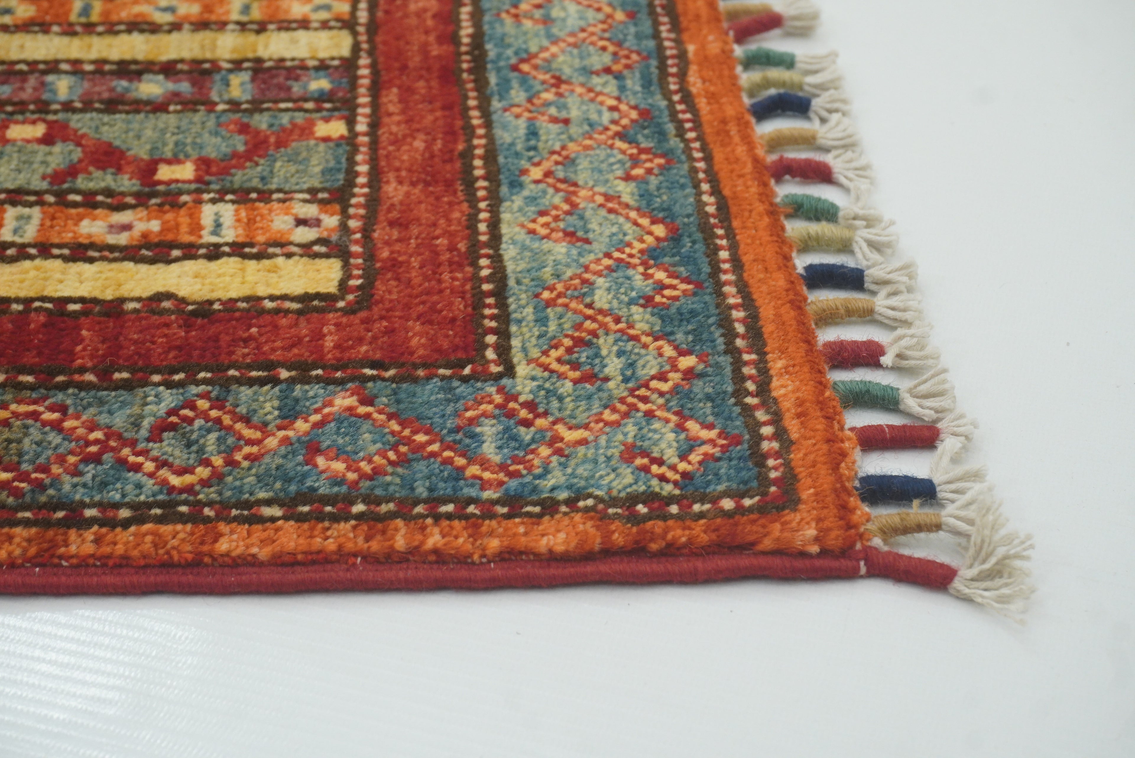 2x3 Red Turkish Hand-Knotted Wool Rug - Yildiz Rugs