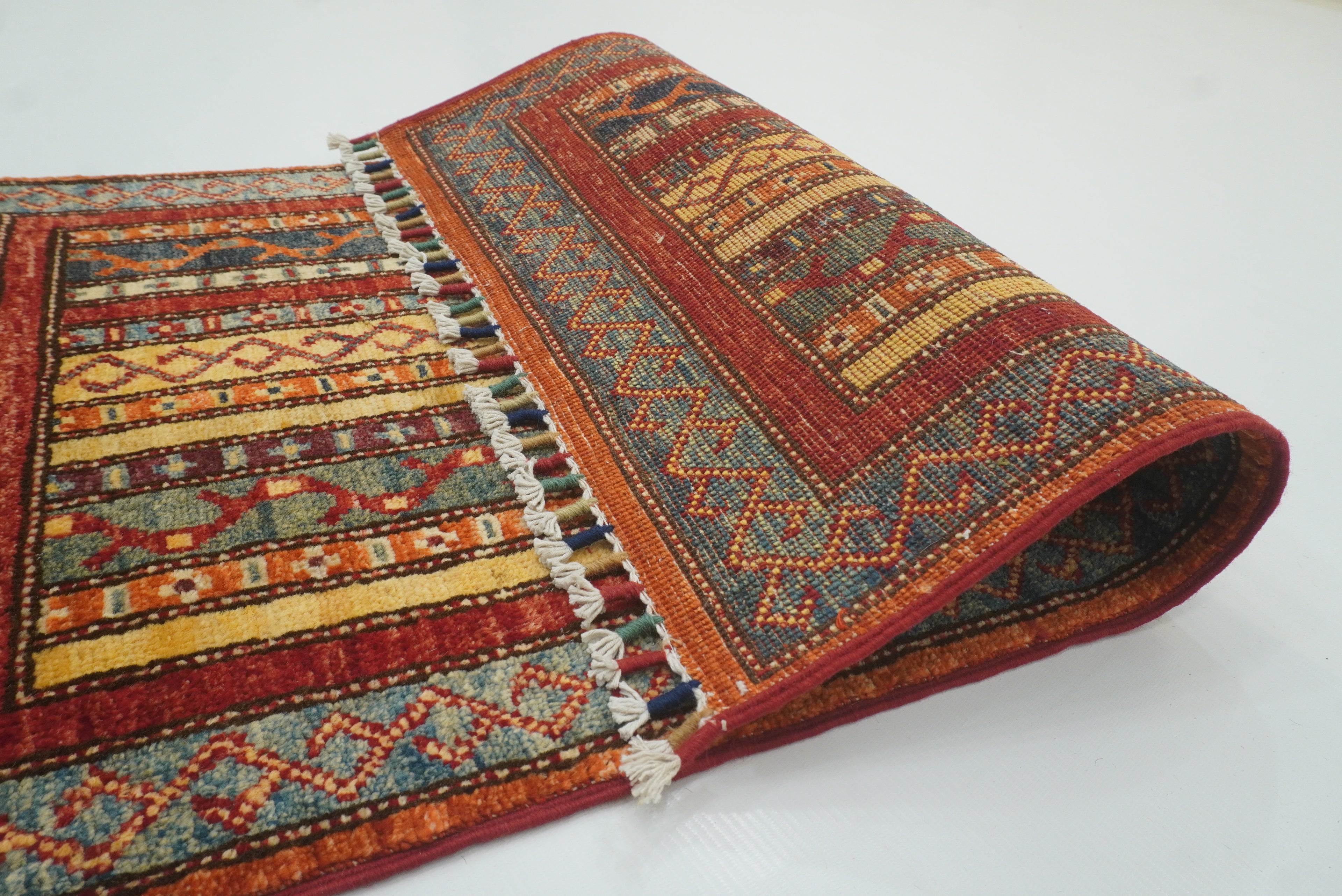 2x3 Red Turkish Hand-Knotted Wool Rug - Yildiz Rugs